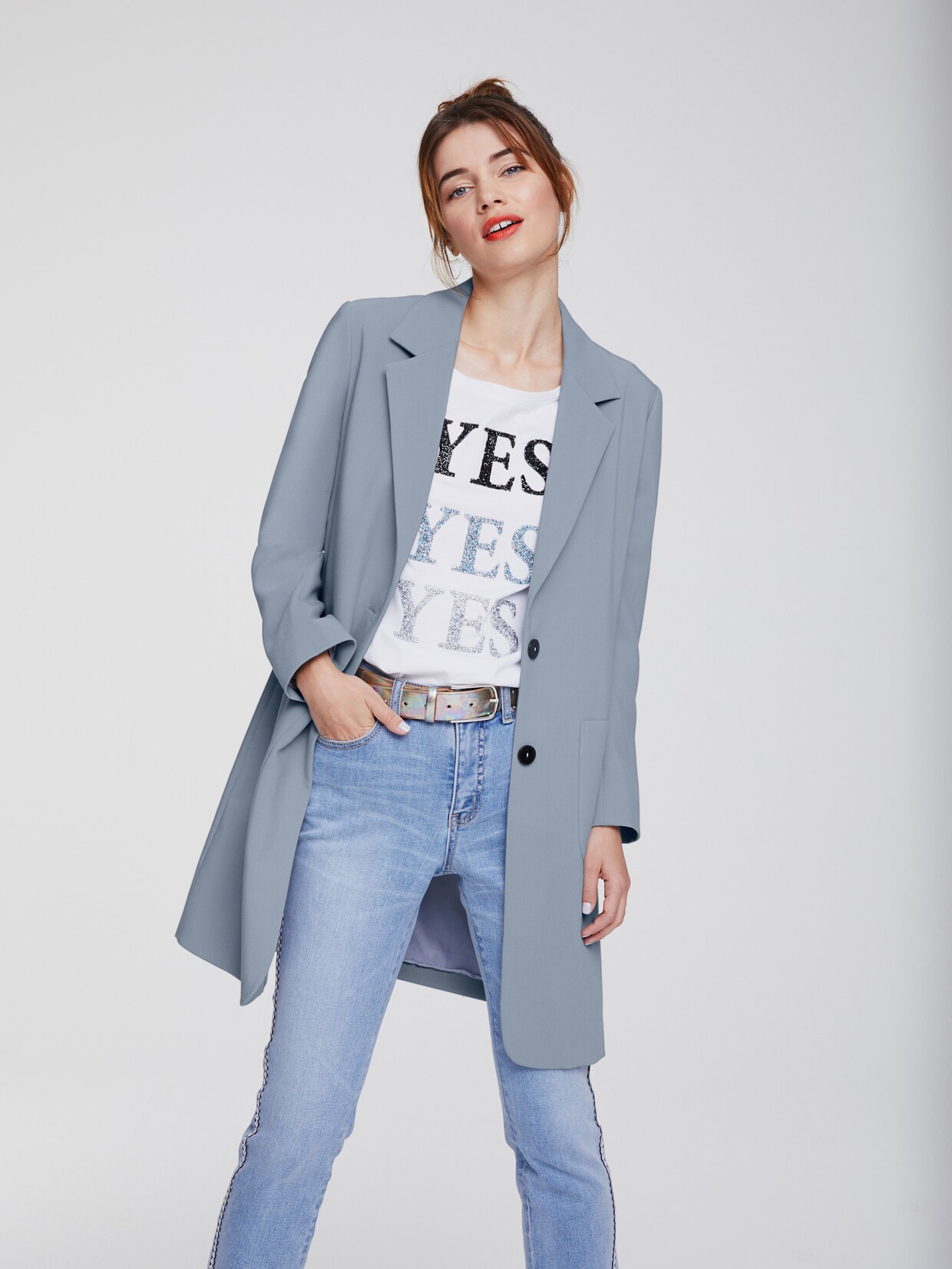 heine Longblazer - graublau