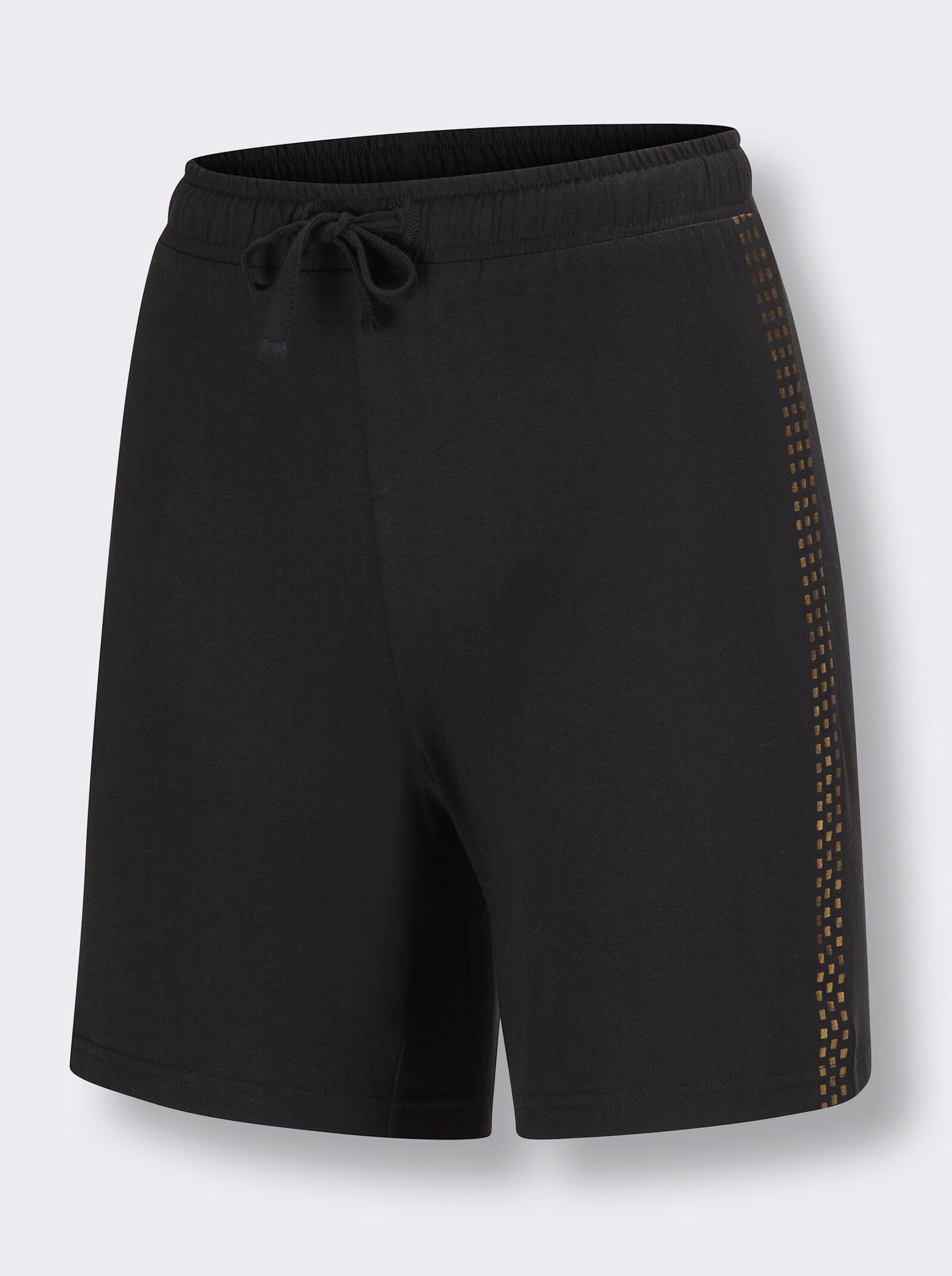 wäschepur Shortys mit Grafik-Muster - camel-schwarz + ecru-camel