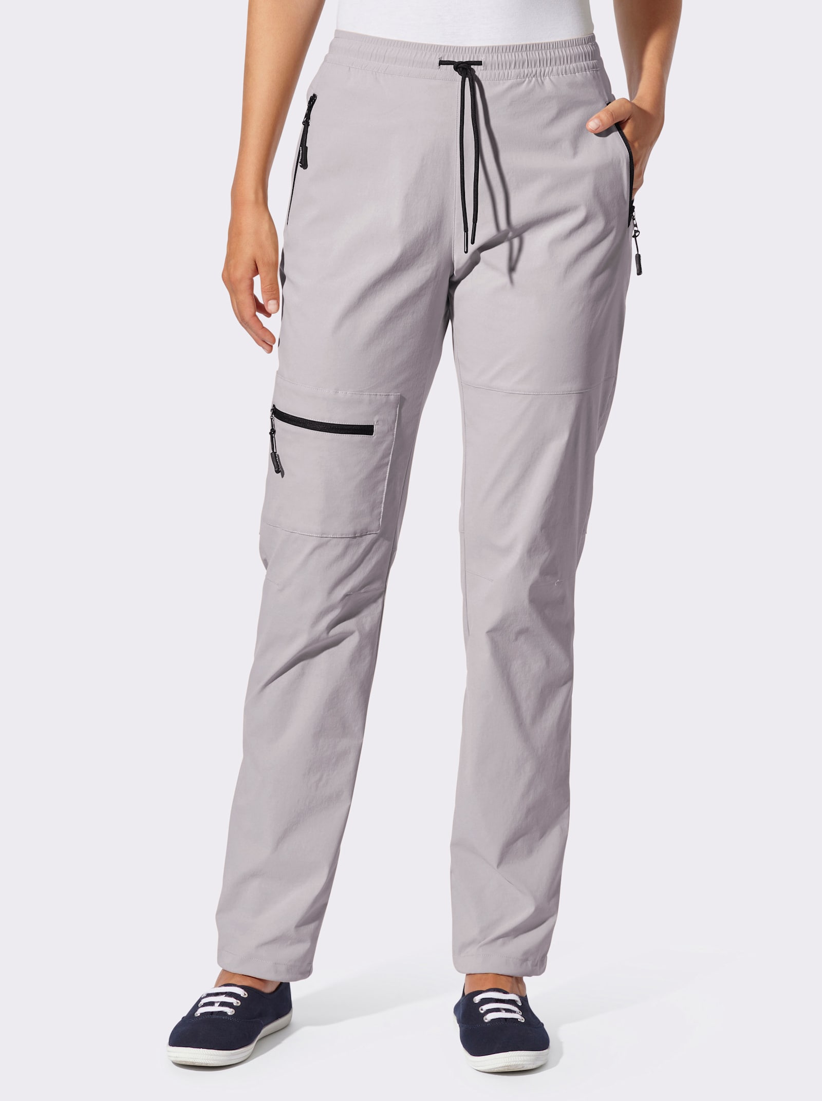 Funktionshose in Stretch-Qualität - steingrau