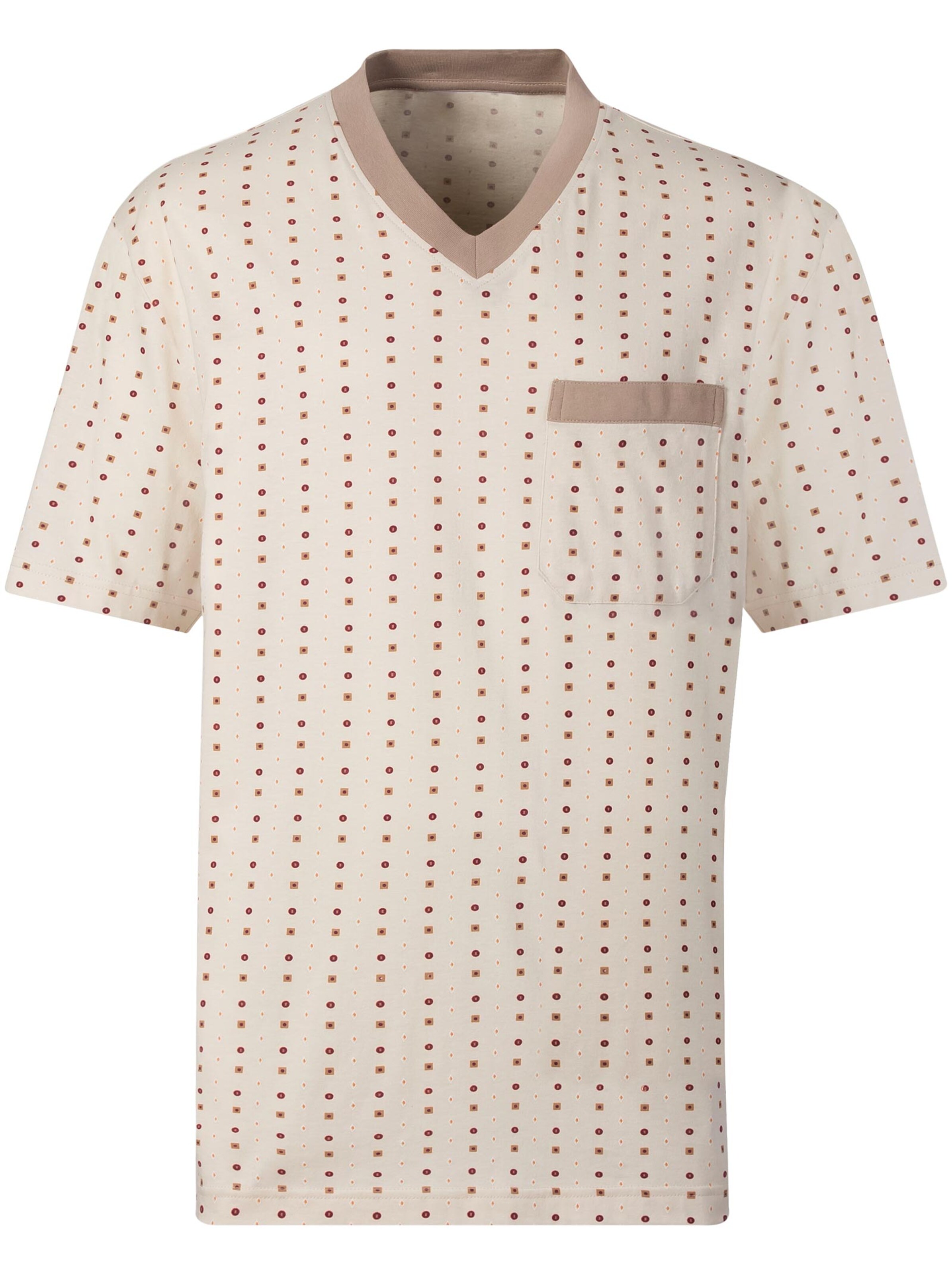 KINGsCLUB Shortys - beige + grau-dunkelrot