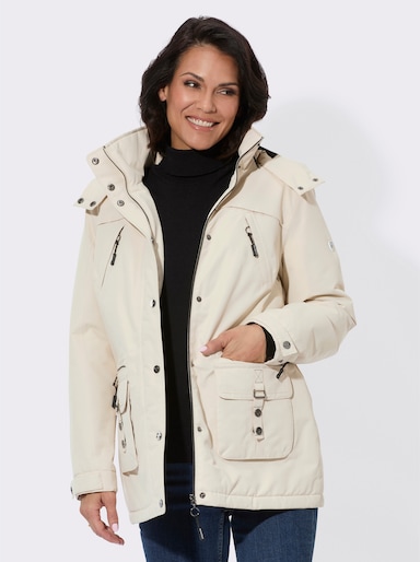 Funktionsjacke mit Texventure-Ausrüstung - sand