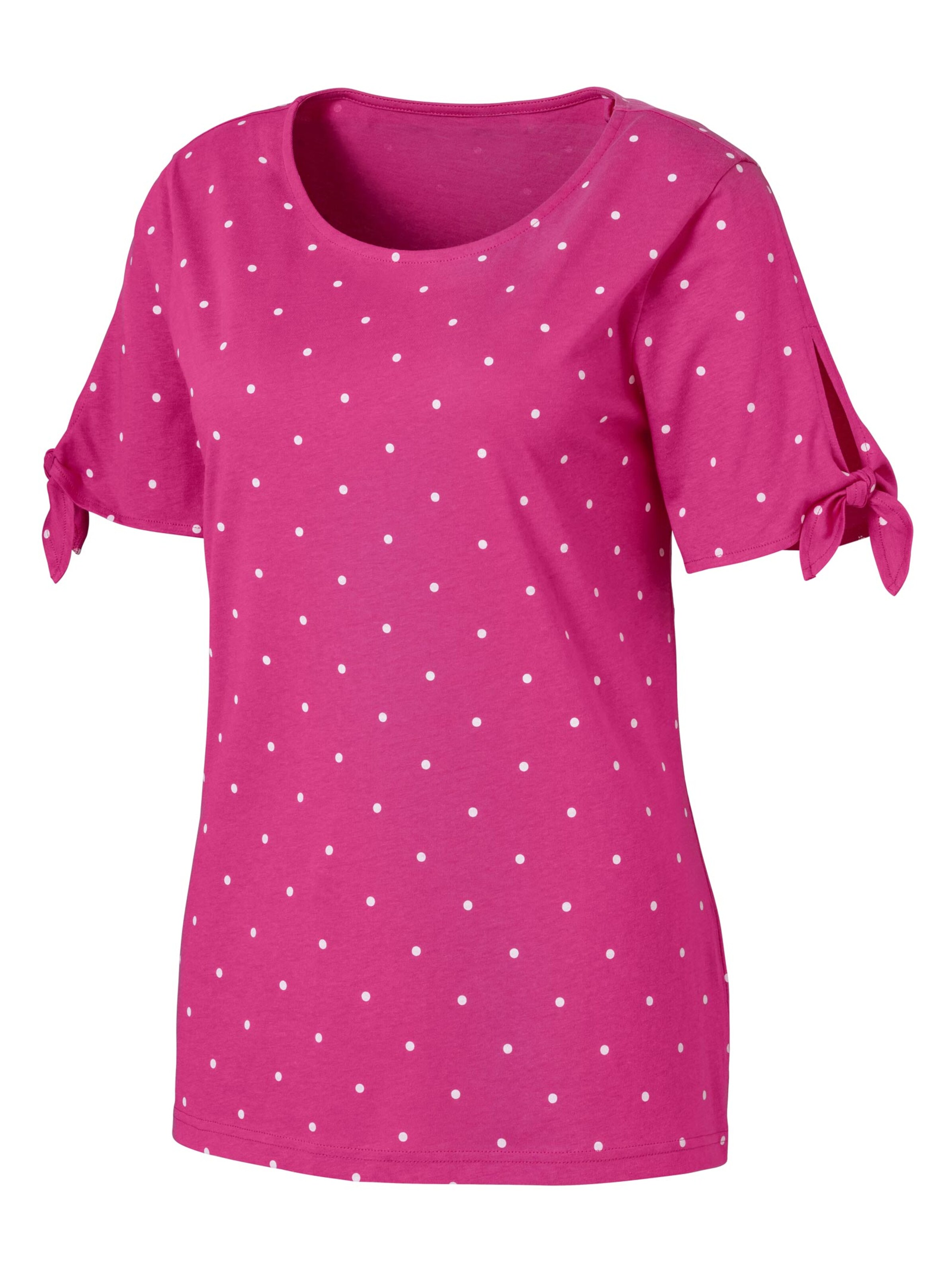 Shirt - pink-getupft