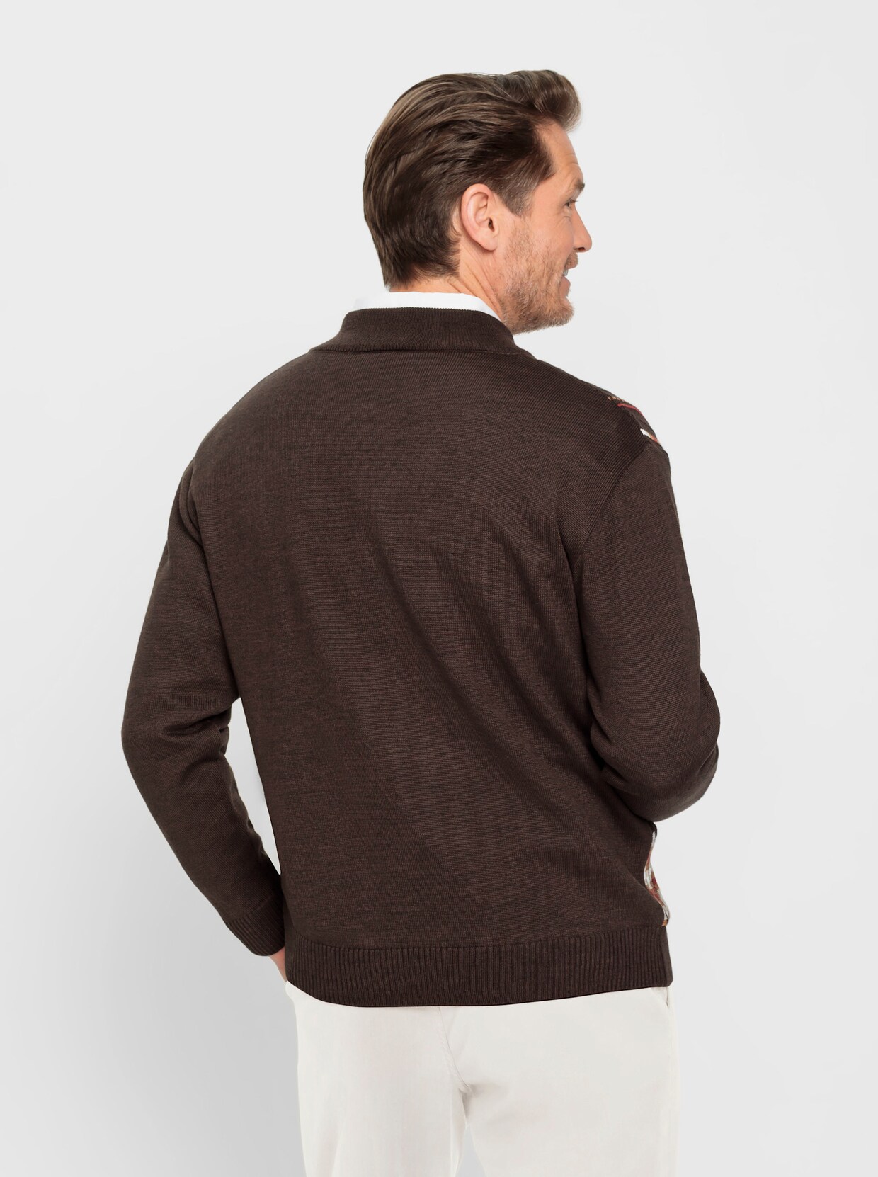 Marco Donati Pullover - chocolade