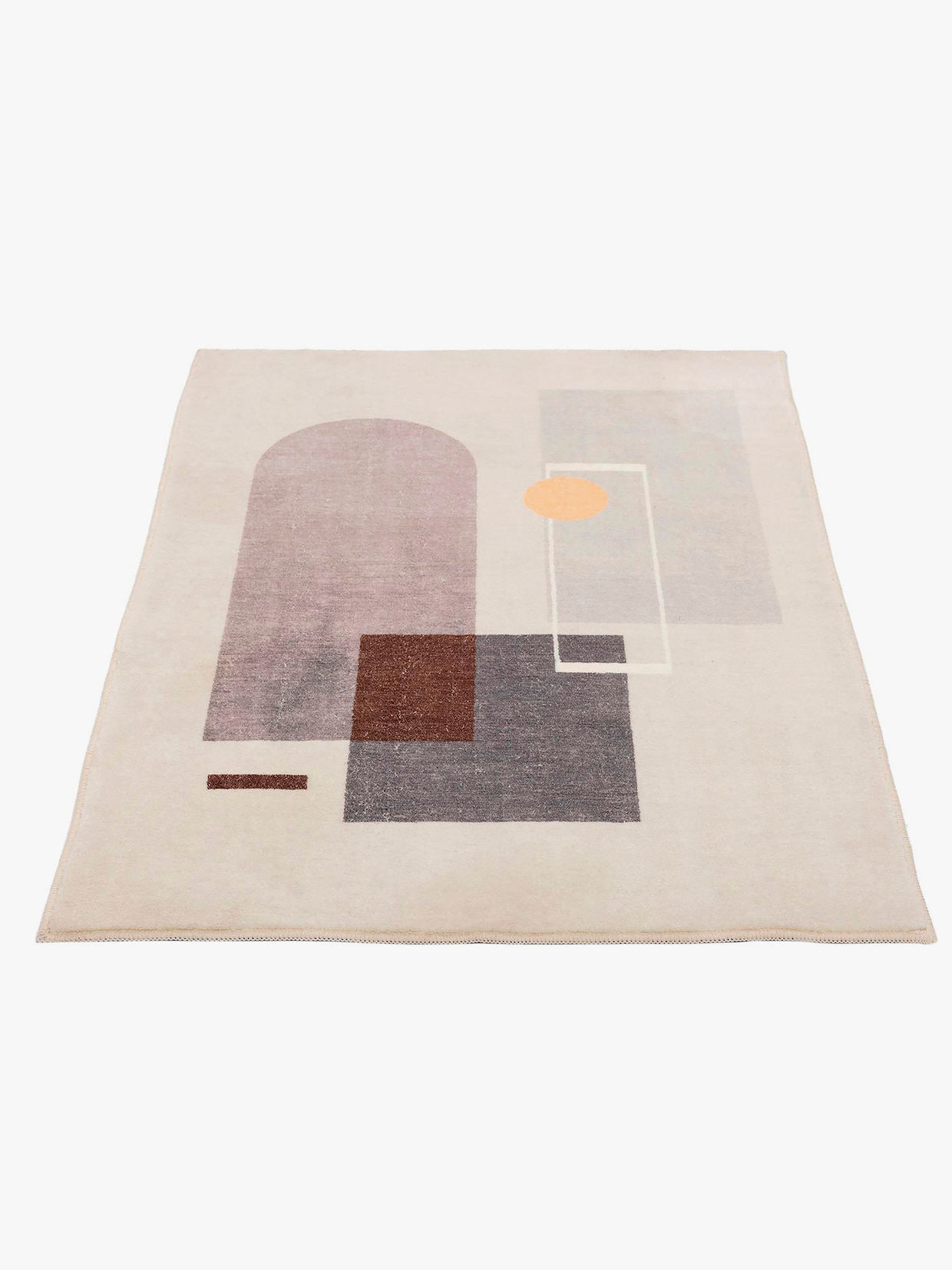 Theko Badematte - grau-bedruckt