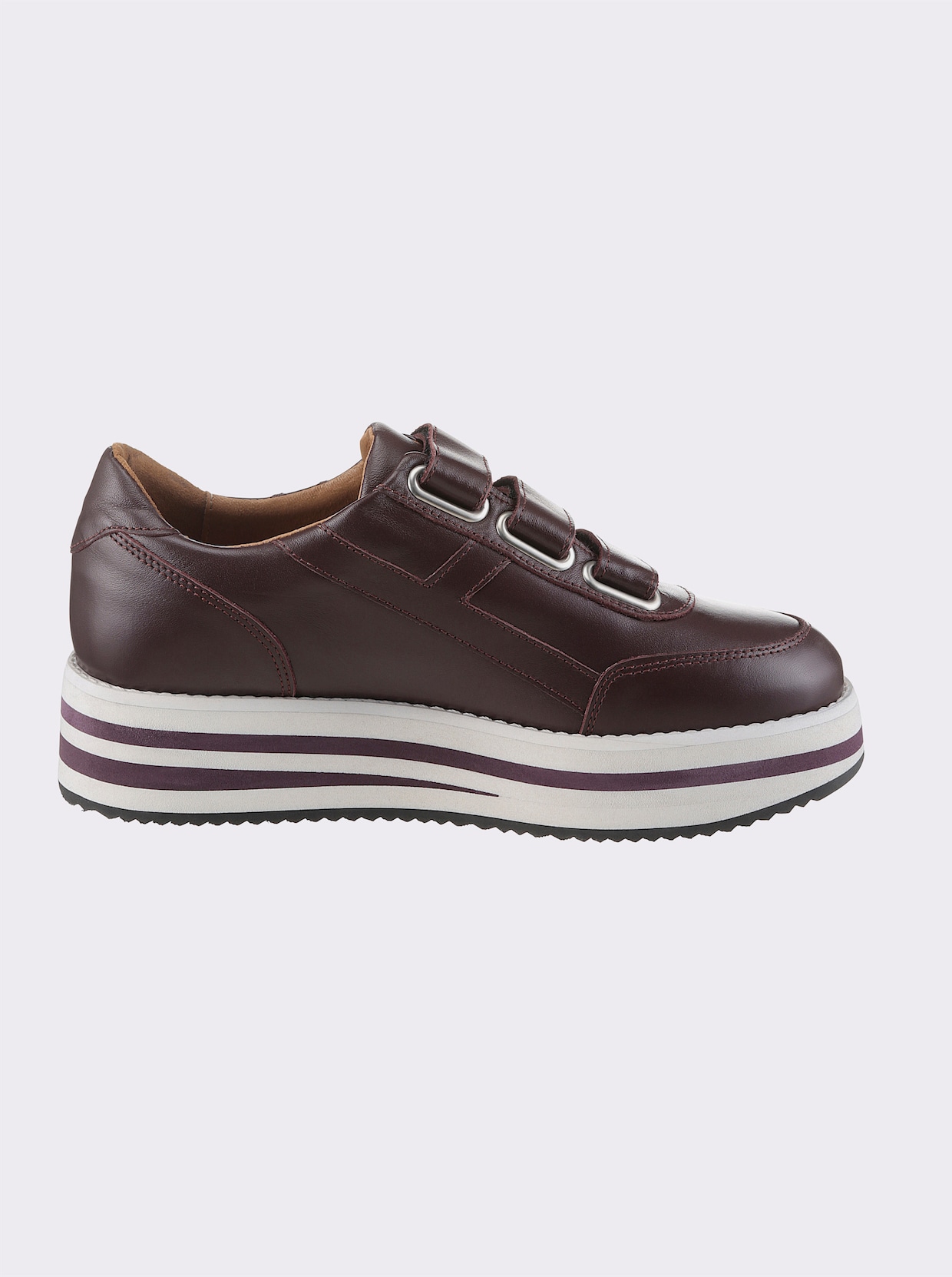 heine Sneaker - bordeaux/wit