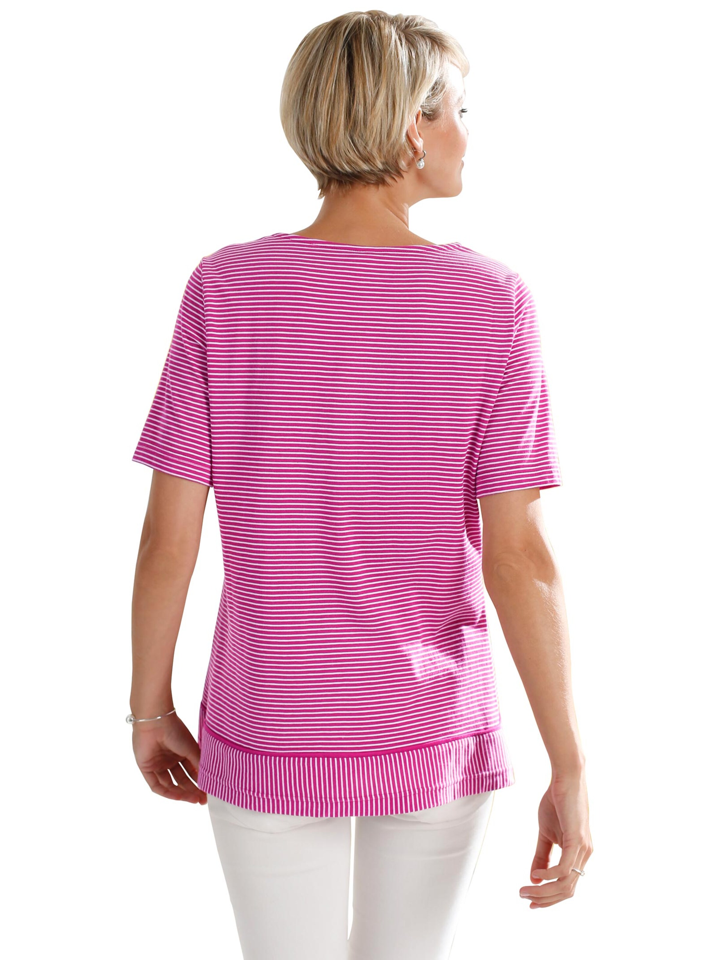 Shirt - pink-geringelt