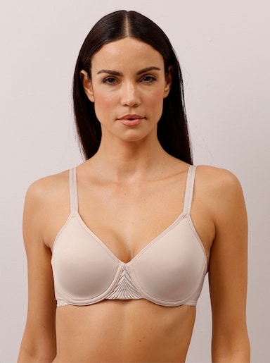 Triumph T-Shirt-BH mit Bügel mit Stickerei-Einsatz - elfenbein