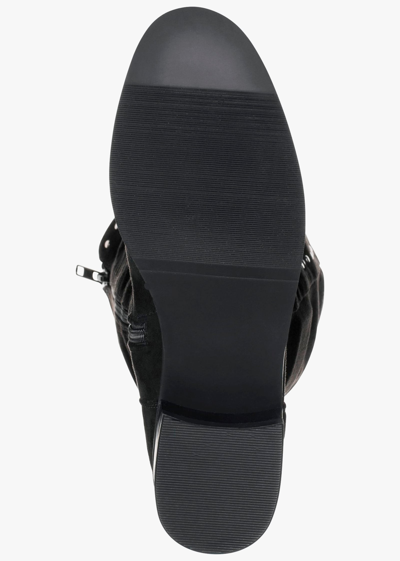 sheego Weitschaftstiefel mit Nietenverzierung - schwarz