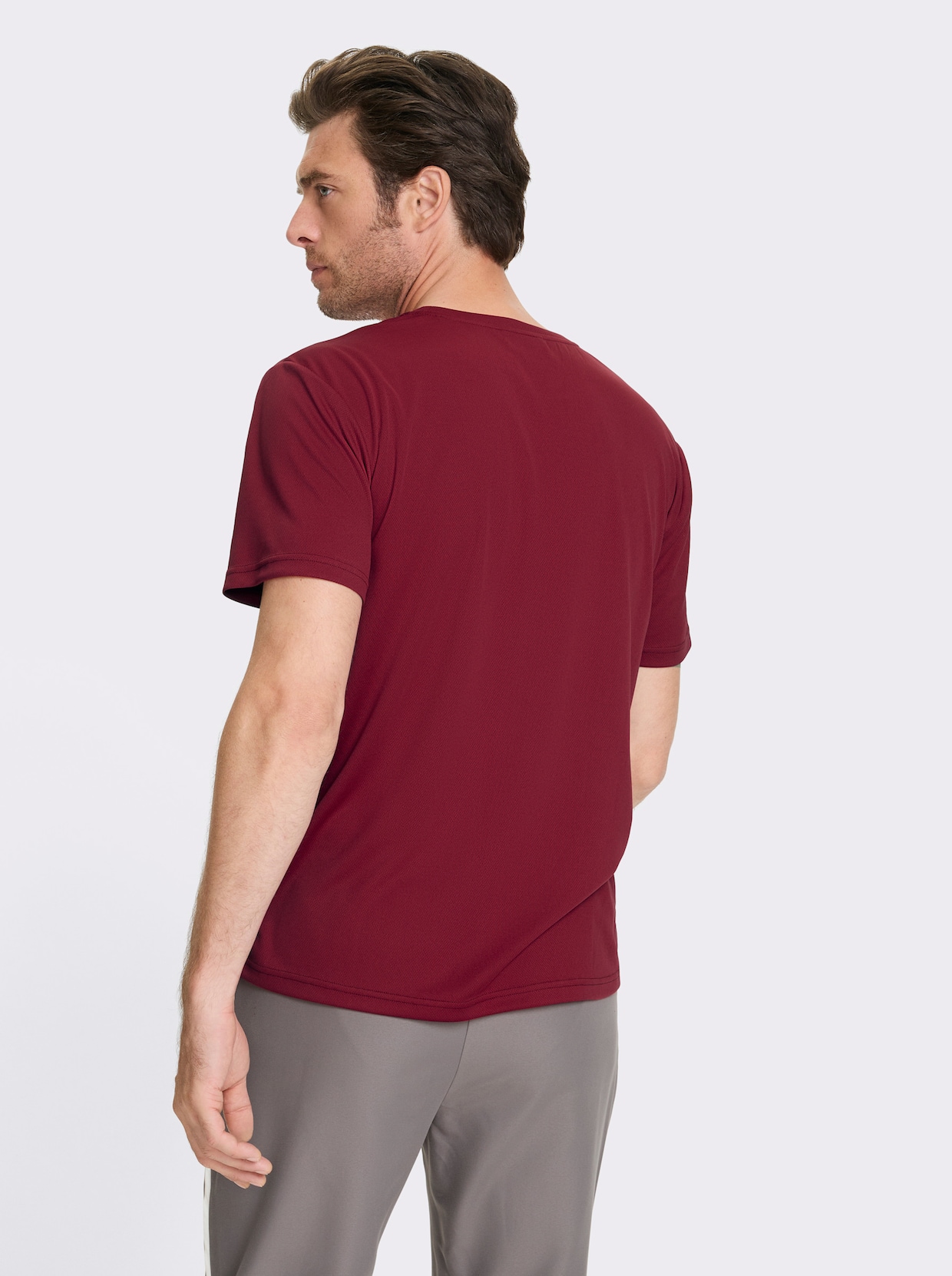 Catamaran Sports Funktionsshirt mit atmungsaktiver Wabenstruktur - kirsche