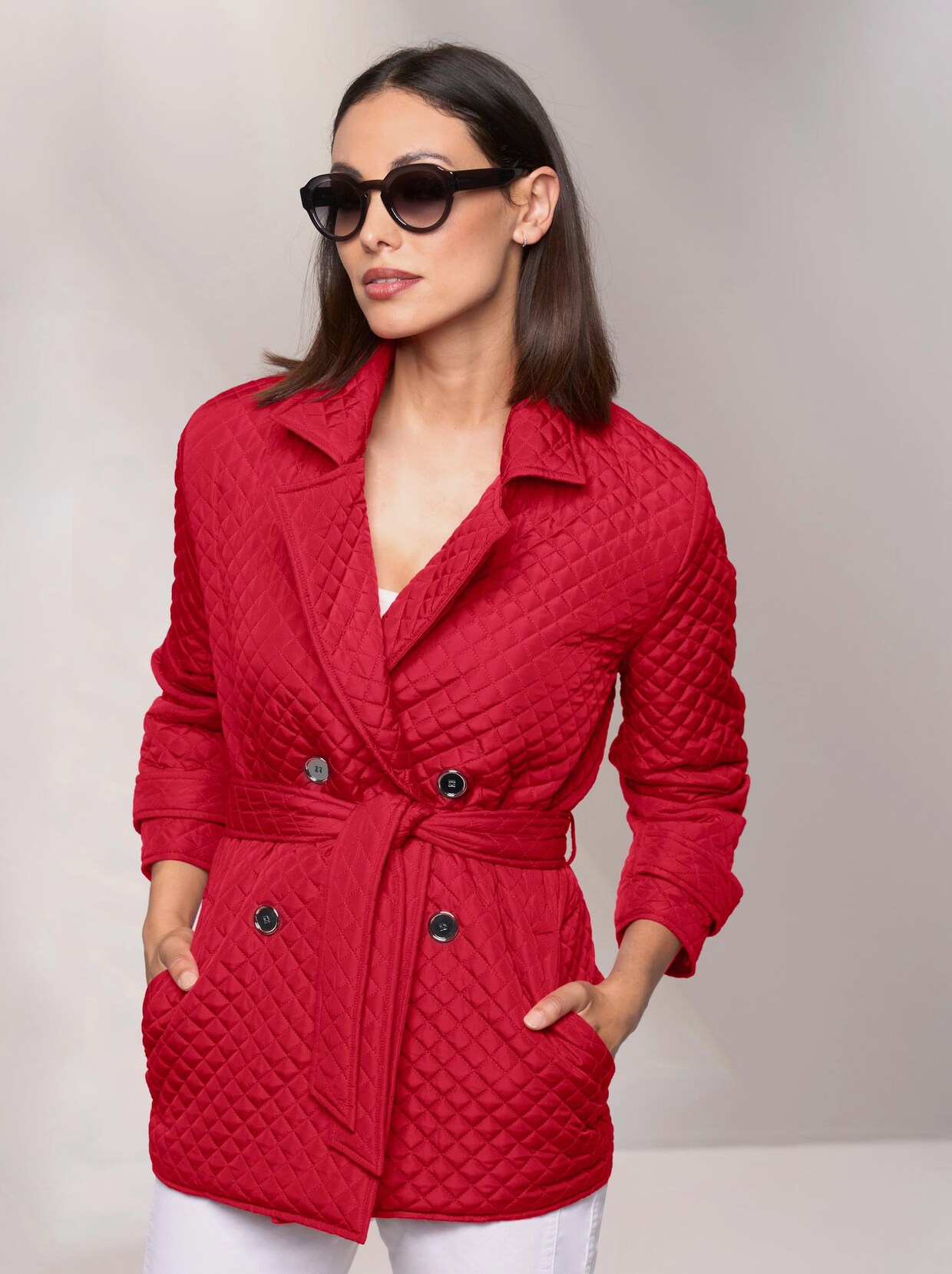 Rick Cardona Steppjacke - rot