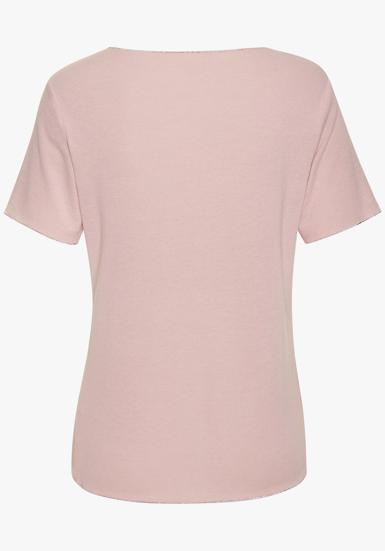 LASCANA Shirt met ronde hals - roze