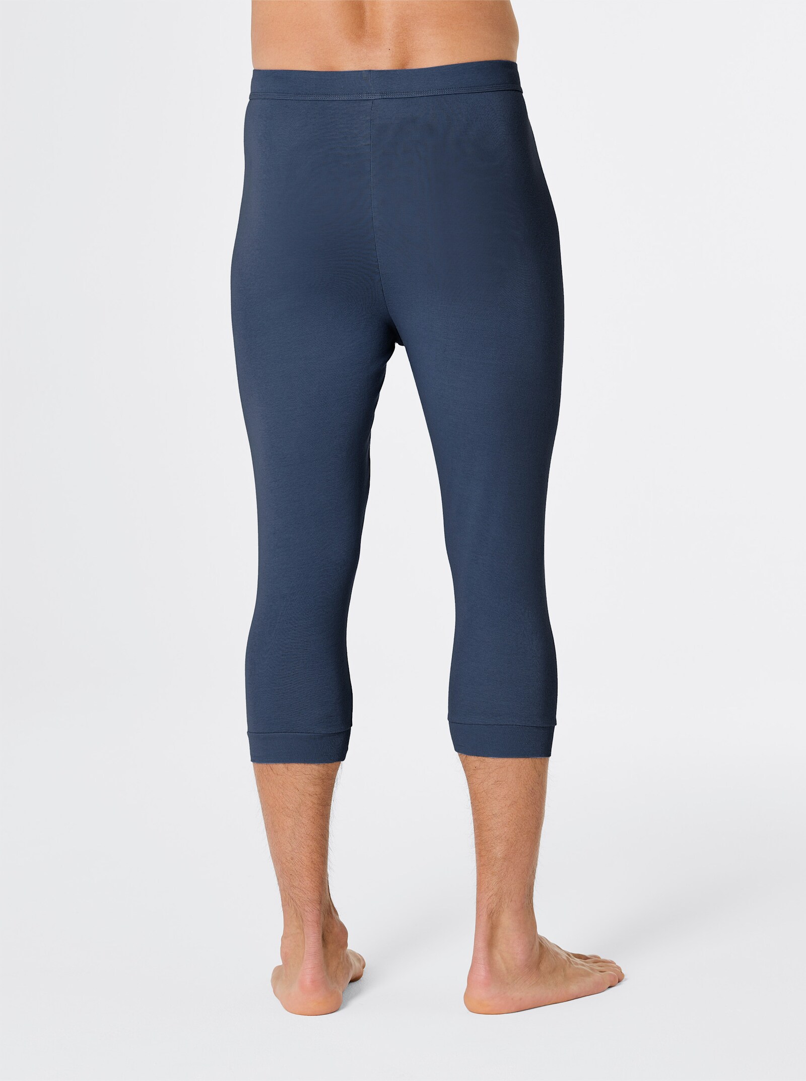 wäschepur men 3/4-onderbroek - donkerblauw + donkerblauw bedrukt