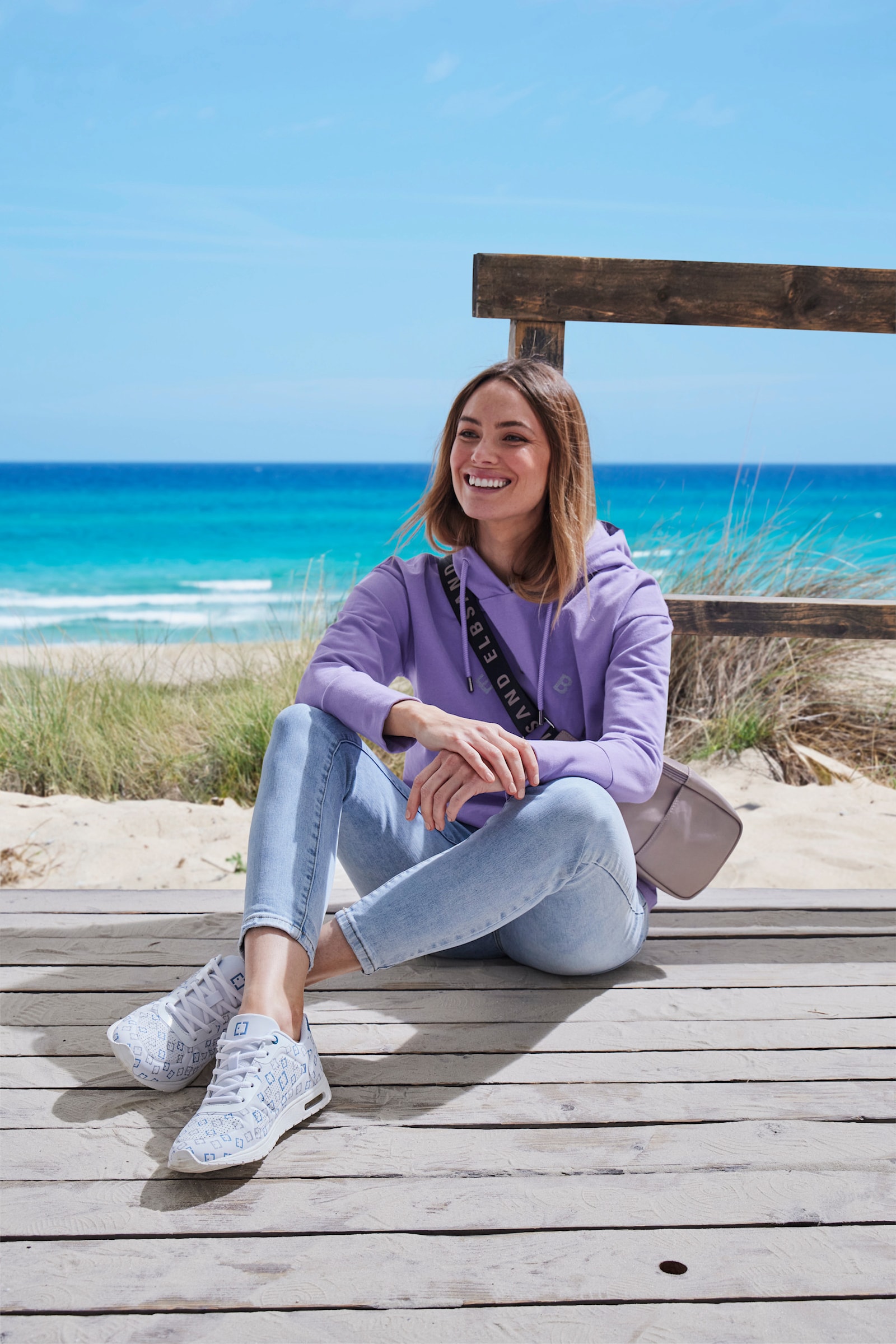 Elbsand Umhängetasche - sand