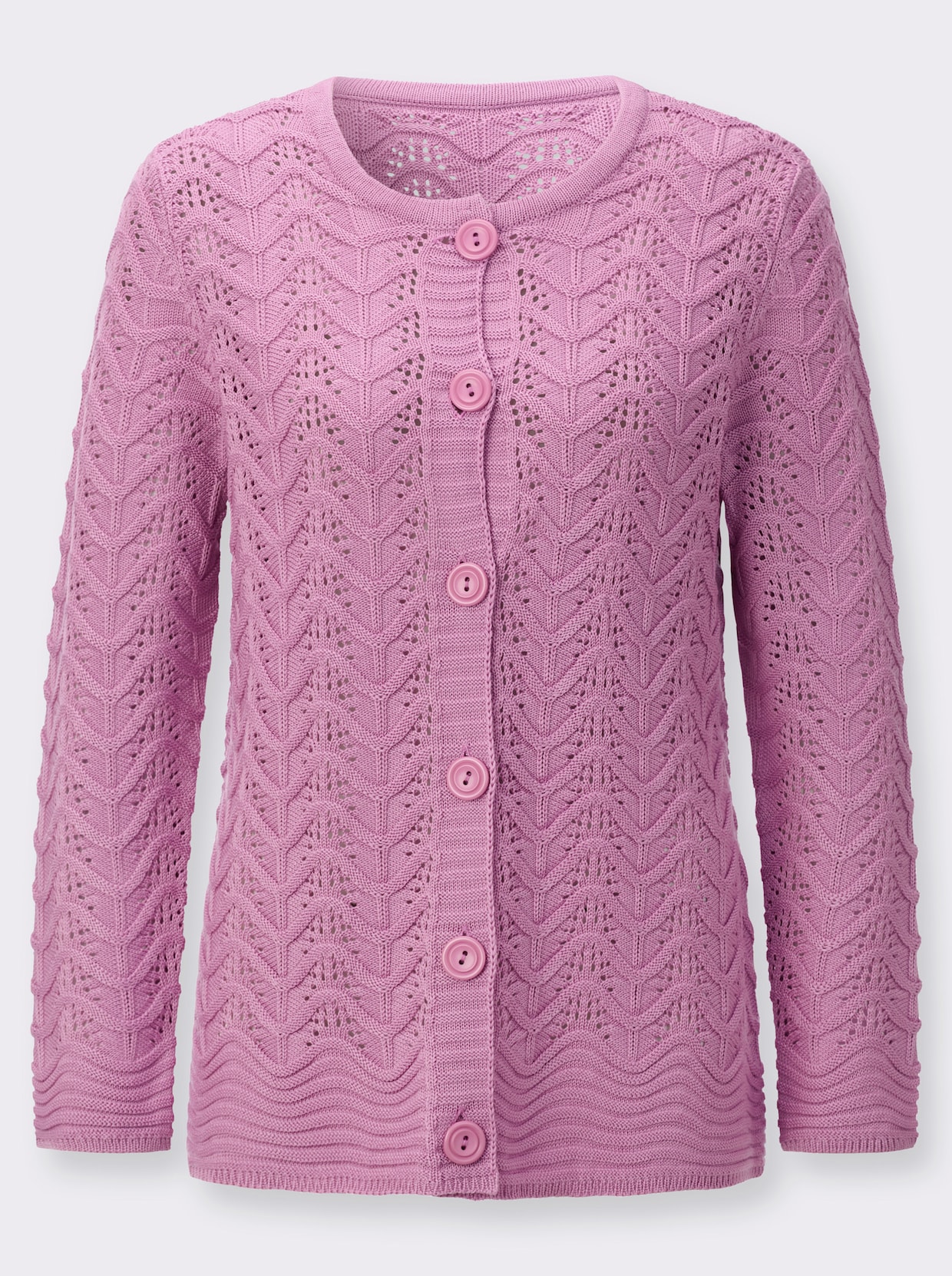 Strickjacke - orchidee