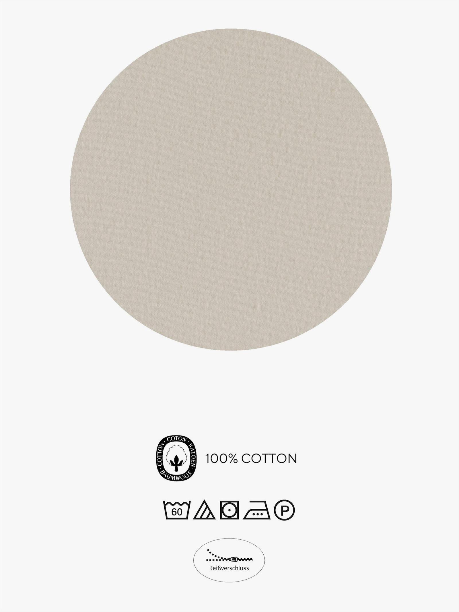 Biberna Bettwäsche - taupe