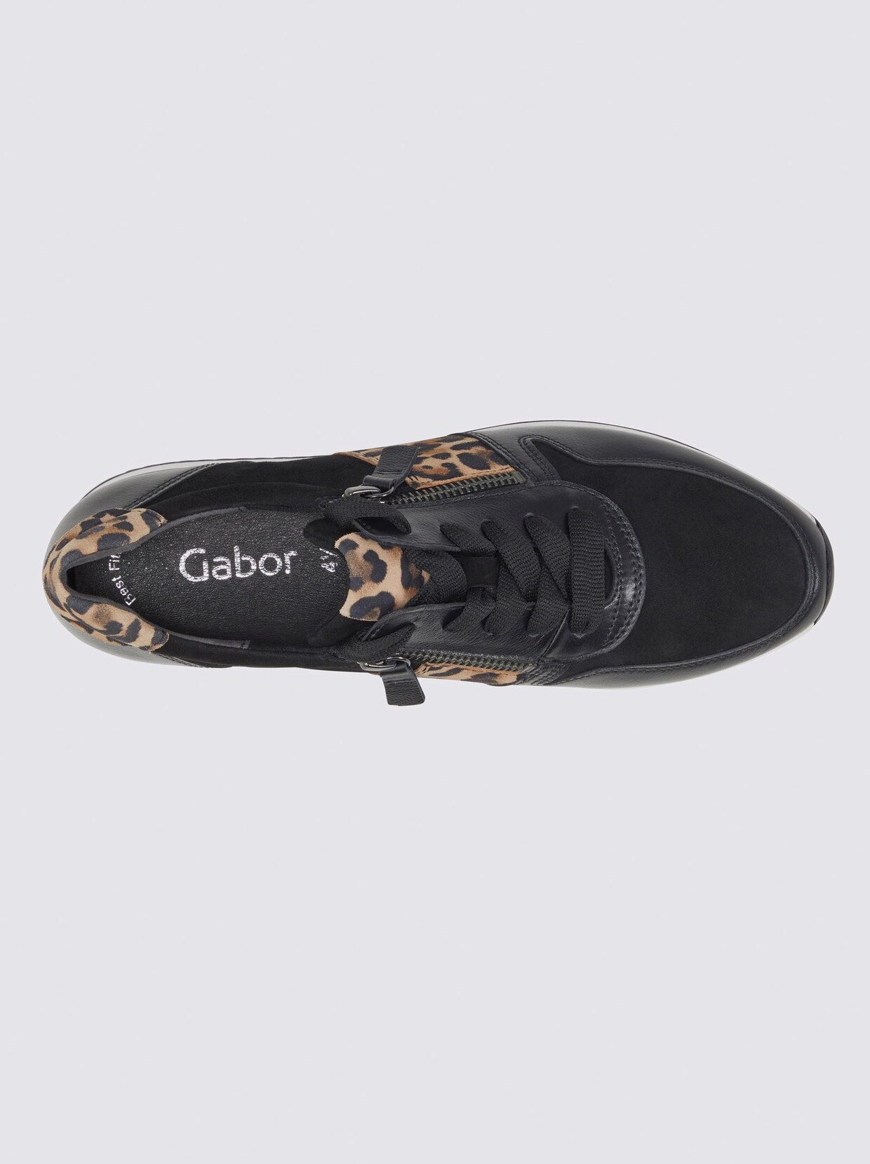 Gabor Sneaker - schwarz-leofarben