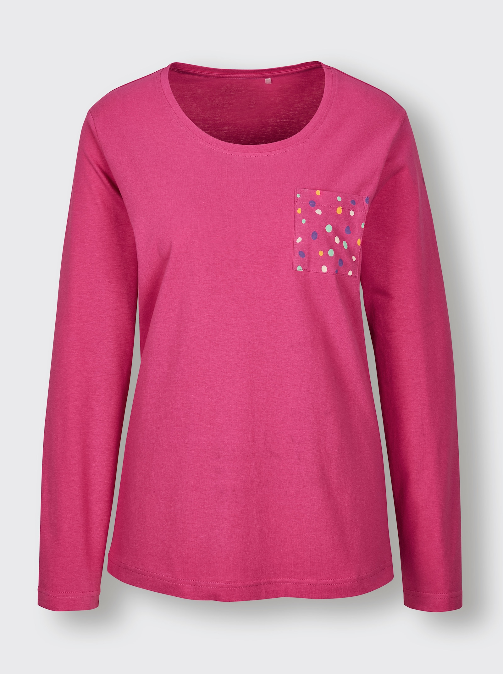 wäschepur Schlafanzug-Shirt - fuchsia