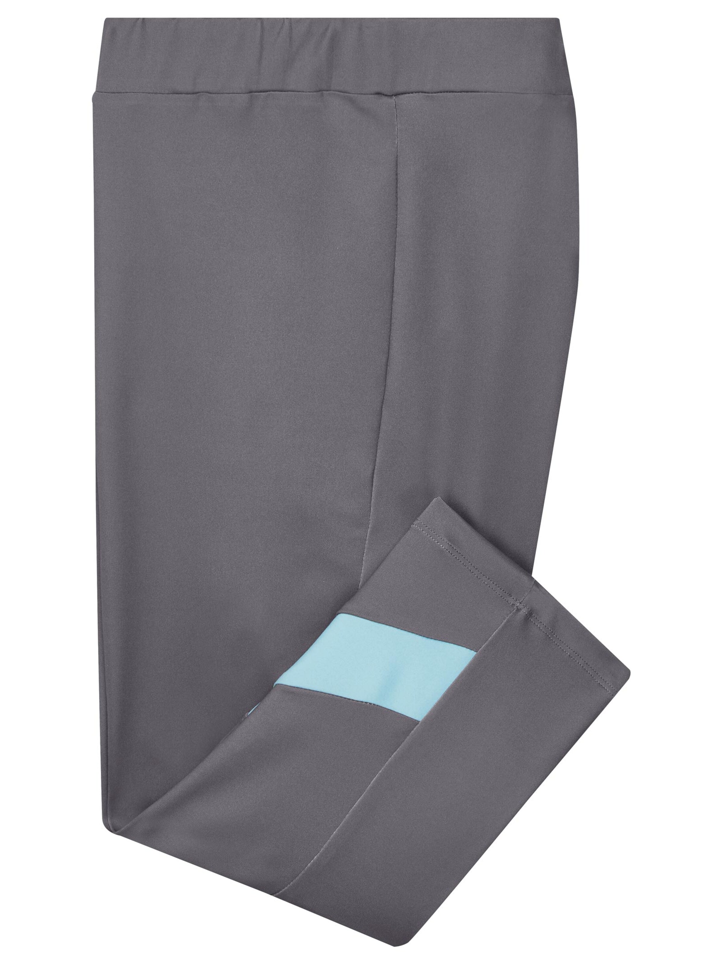 Capri-Leggings - grau-mint