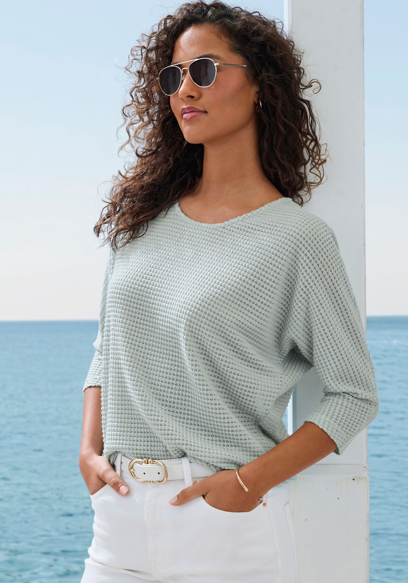 Vivance 3/4-Arm-Shirt - mint