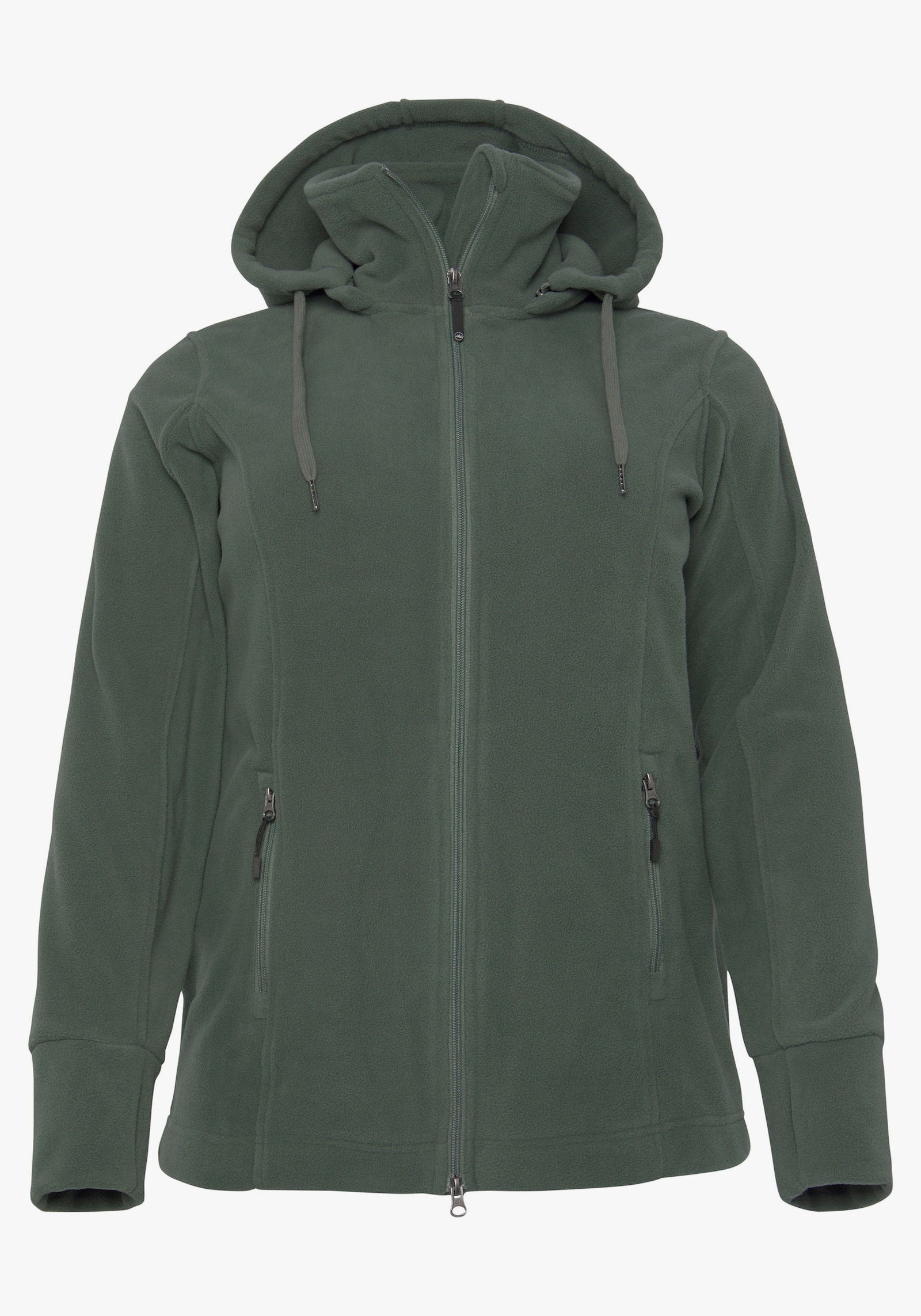 Polarino Fleecejacke - salbeigrün