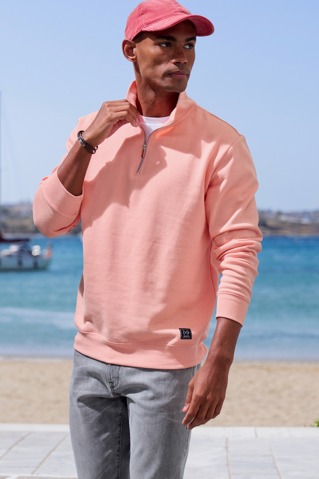 Sweatshirt - apricot