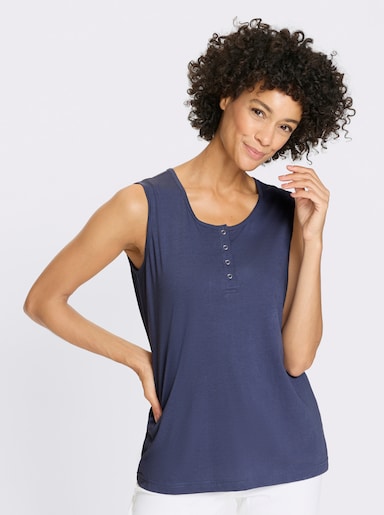 Shirttop - rauchblau