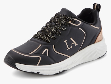 LASCANA Sneaker - schwarz/goldfarben