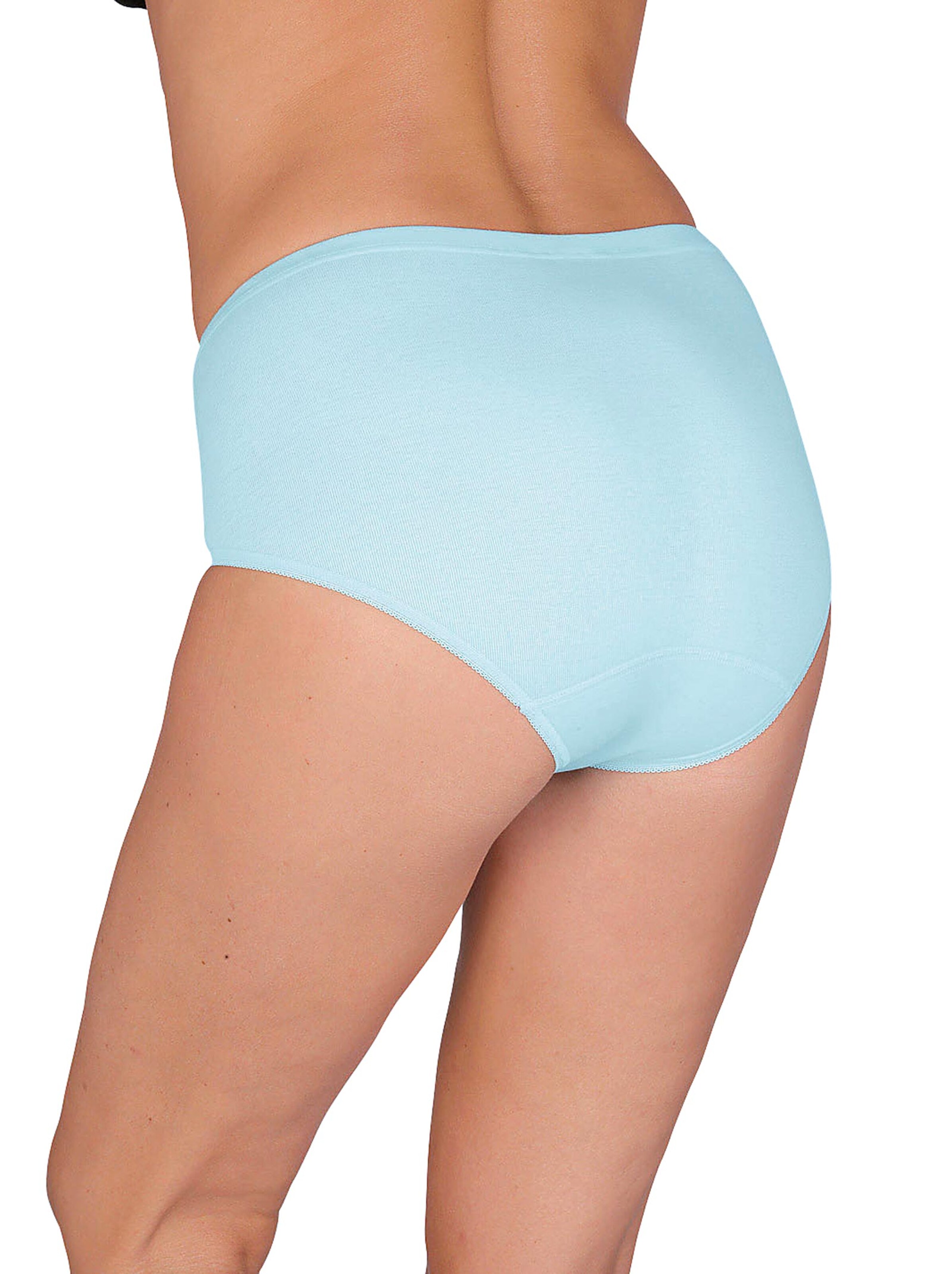 Slip - 2x weiß,1x marine,1x rosé,1x mint