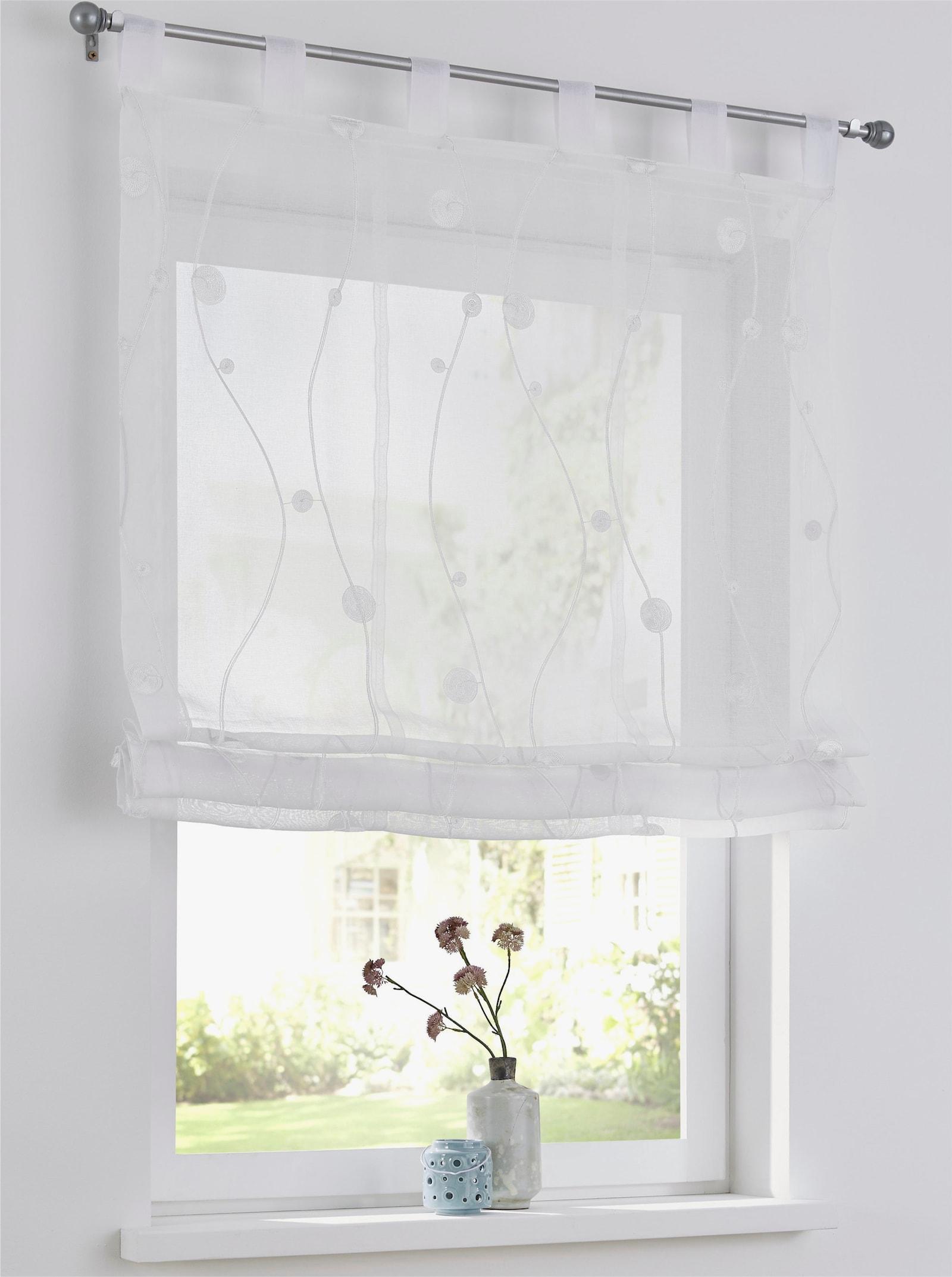 heine home Raffrollo - weiß