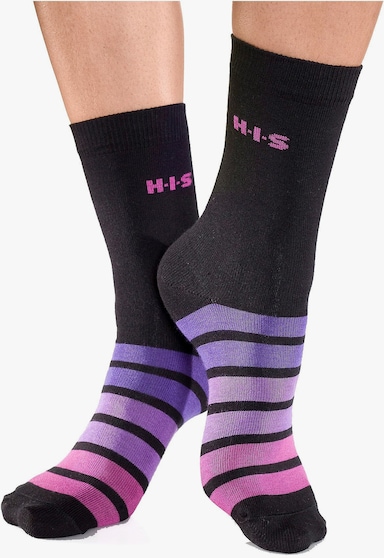 H.I.S Chaussettes - noir