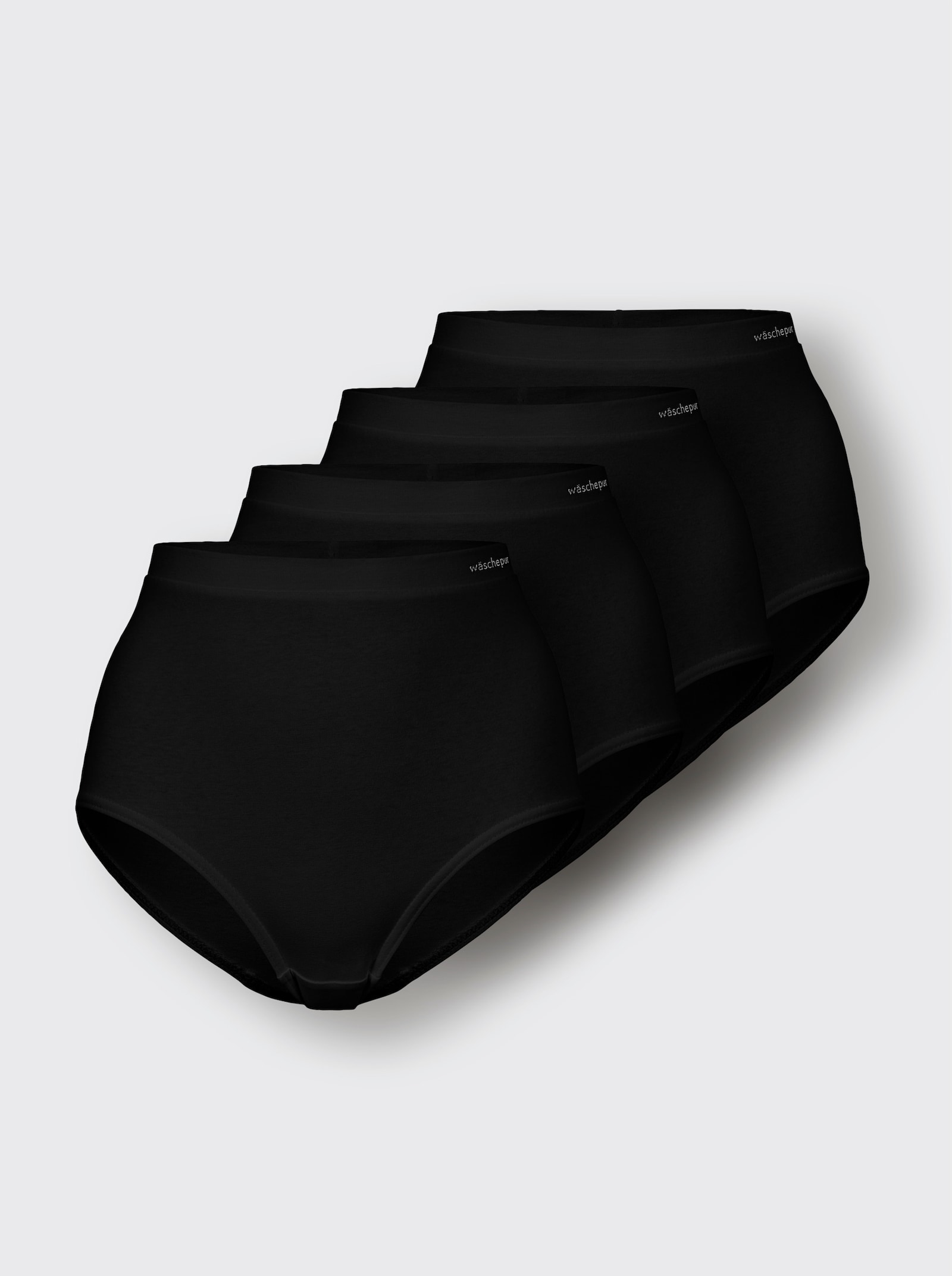 wäschepur Taillenslip aus Single-Jersey - schwarz