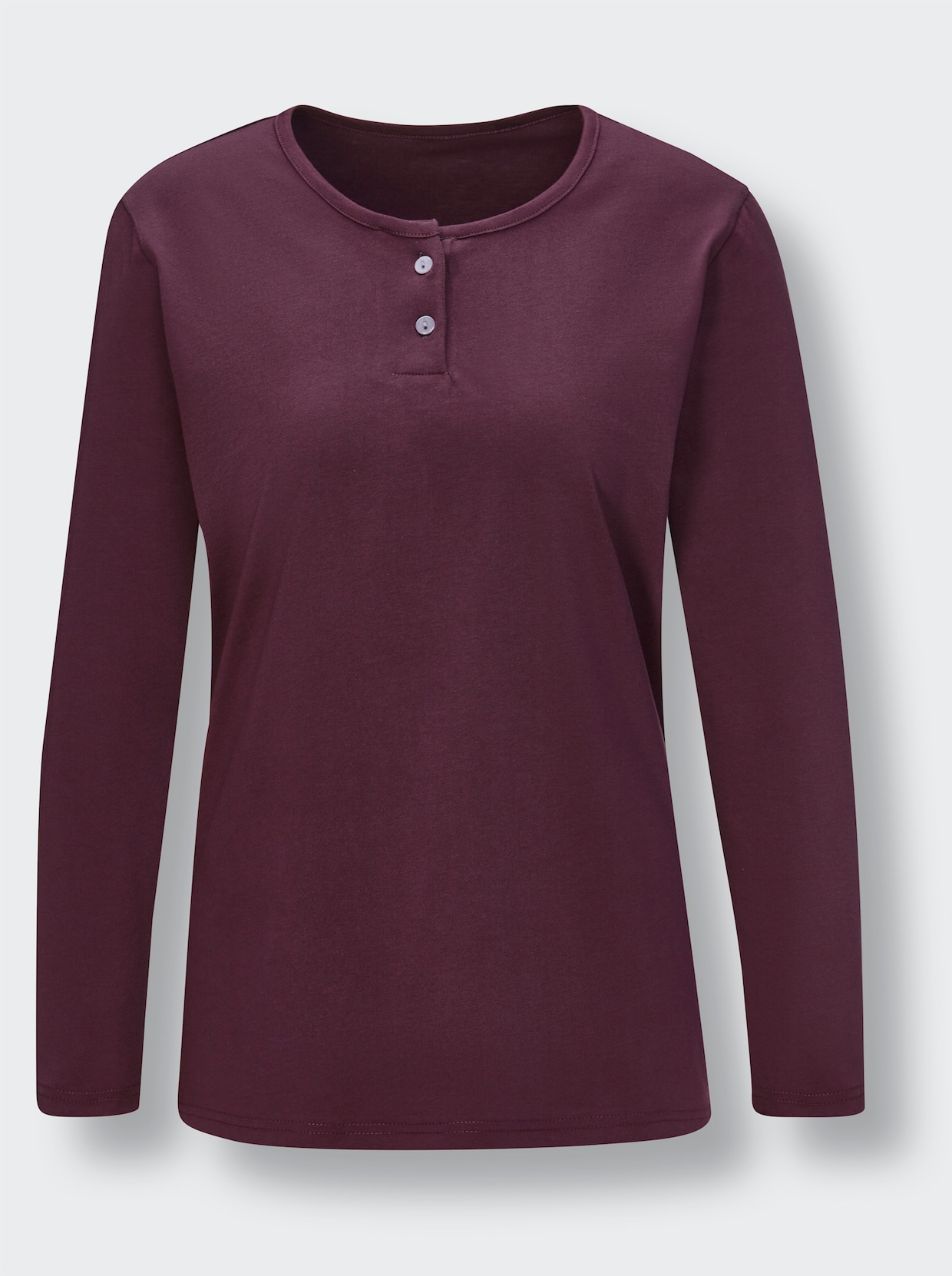 Schlafanzug-Shirt - burgund
