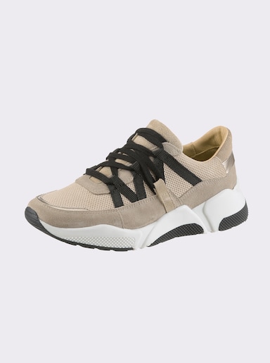 heine Sneaker - taupe-schwarz
