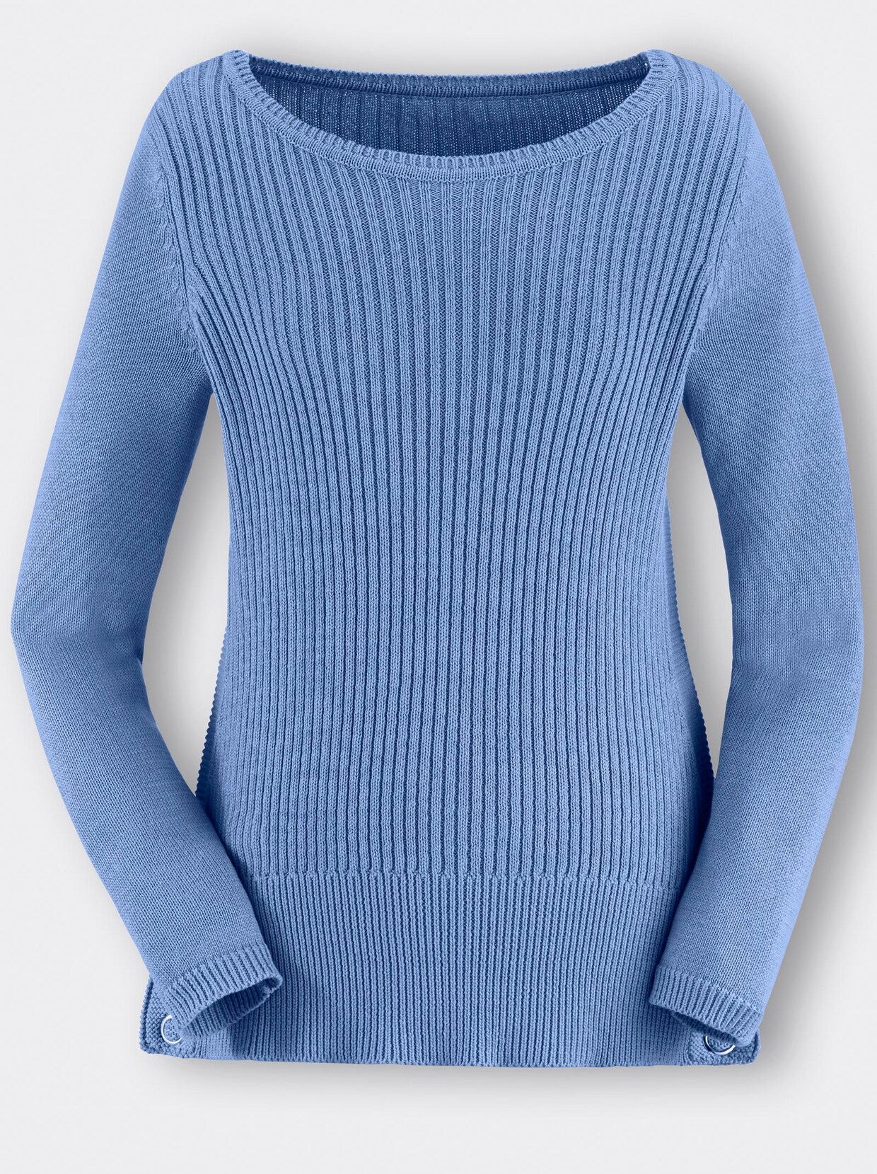 Strickpullover - blau