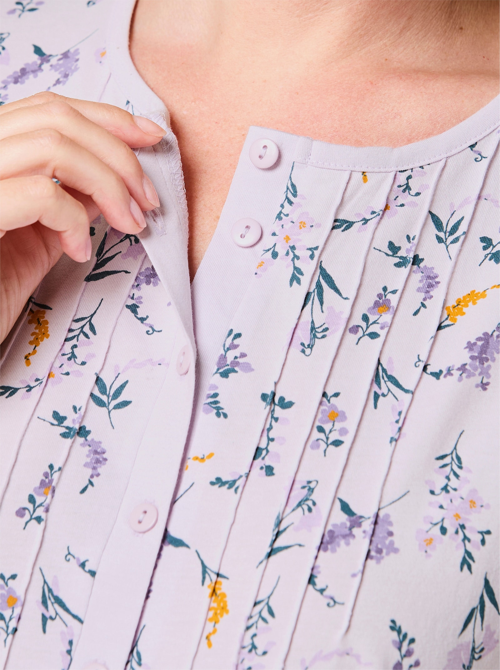 Comtessa Capri-Anzug - rosé-bedruckt