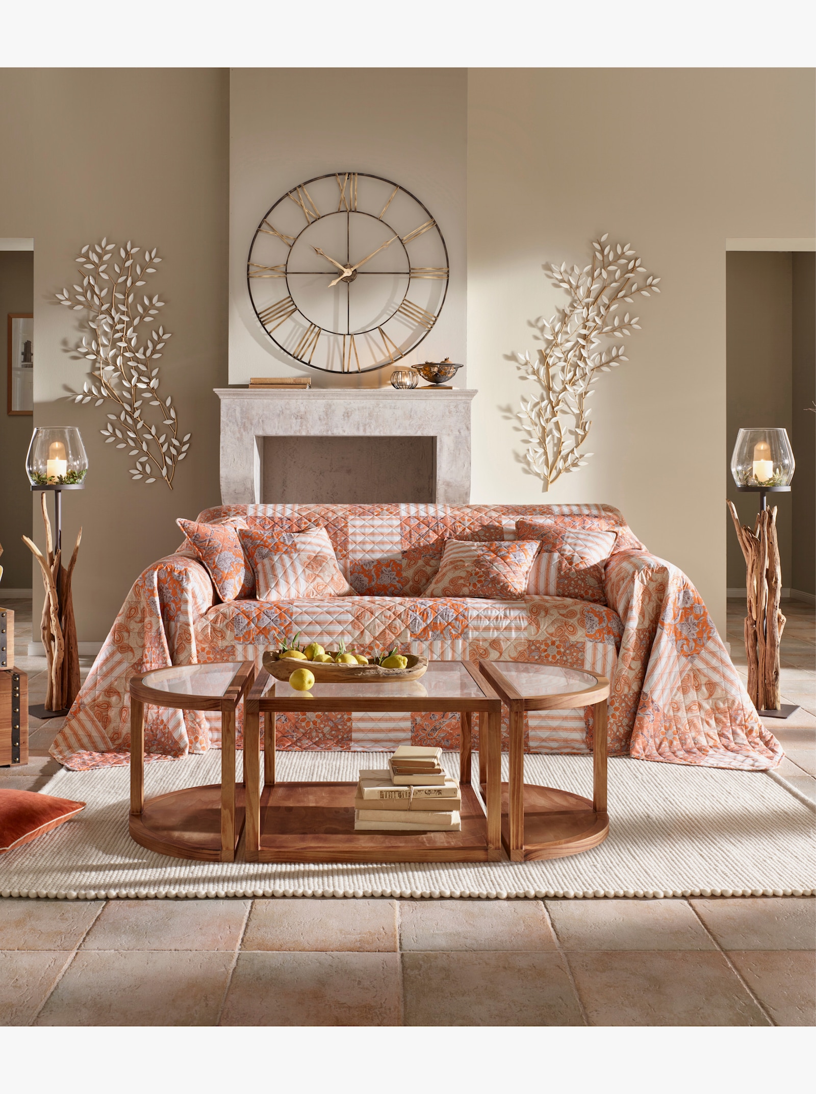 heine home Überwurf - terra