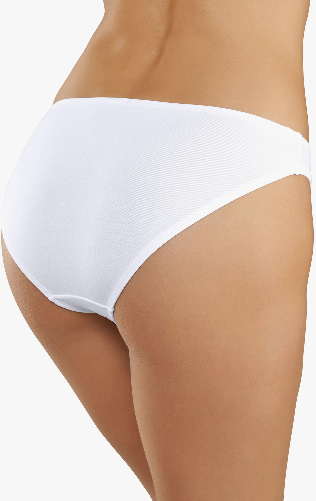 Bikinislip - beige, zwart, wit