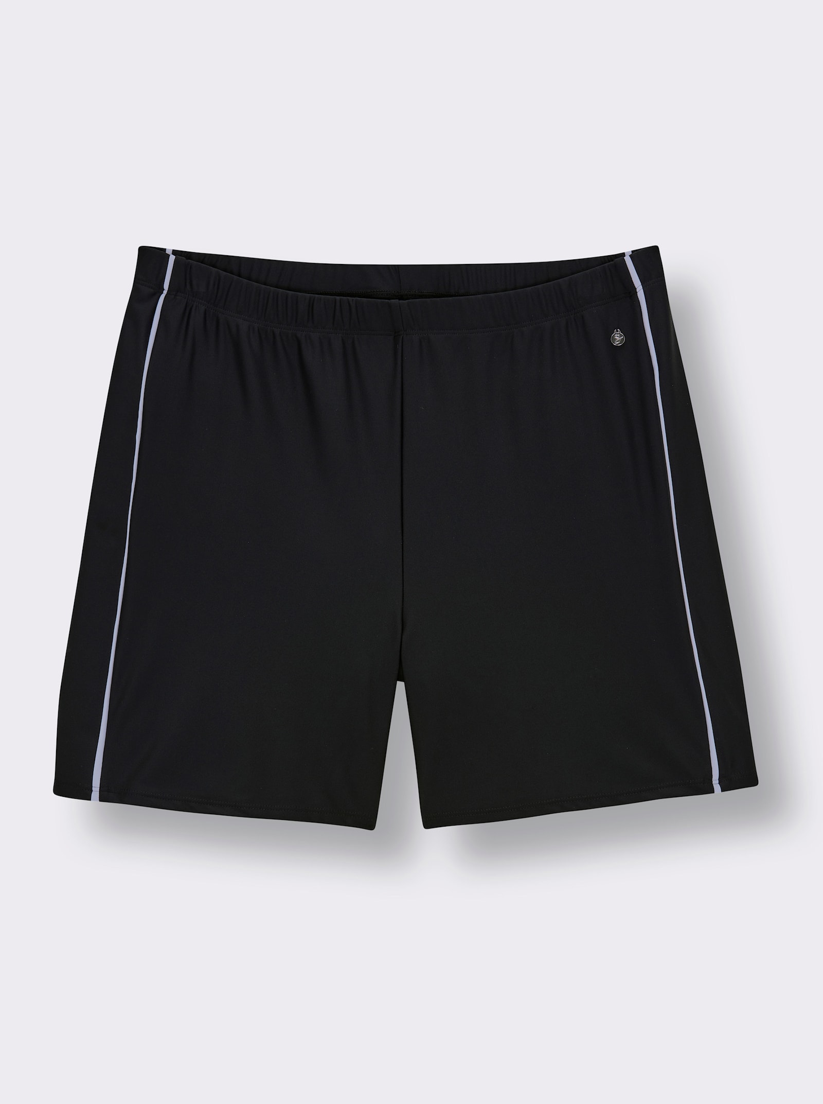 sheego Badeshorts mit Shaping-Einsatz - schwarz
