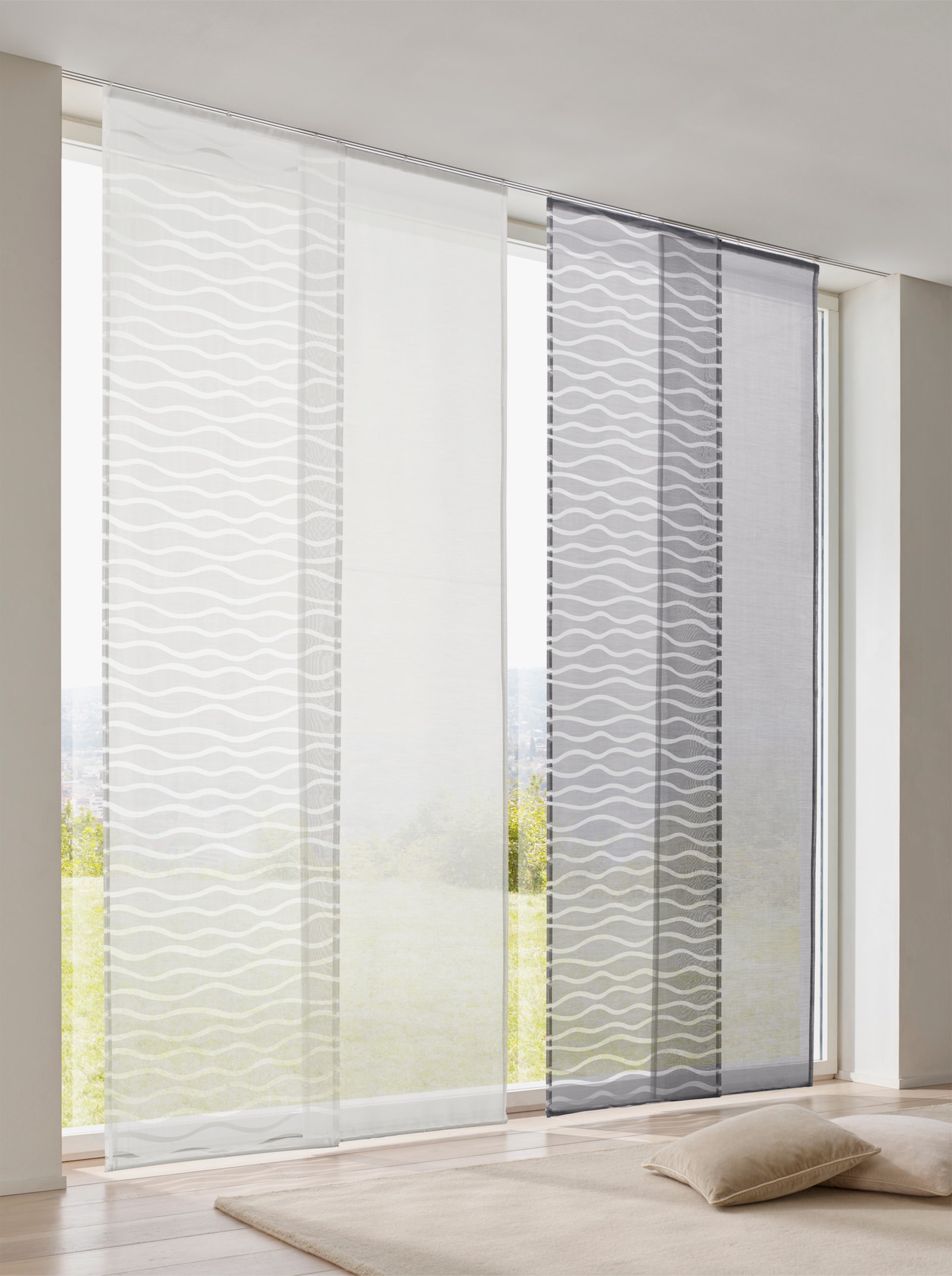 heine home Schiebevorhang - grau