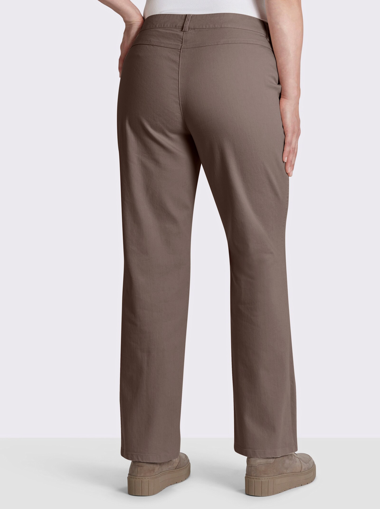 Cosma Gerade Jeans mit Bauch-weg-Effekt - taupe