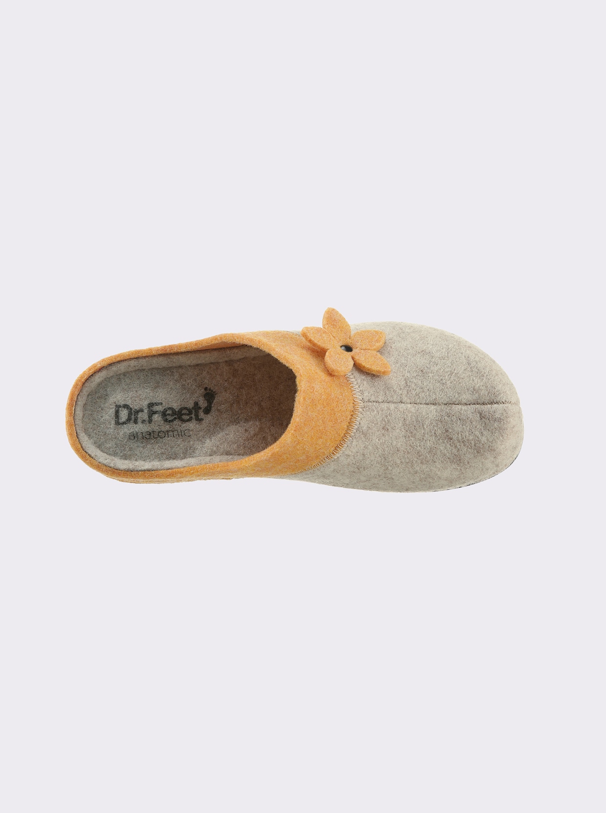 Dr. Feet Pantoffels - geel