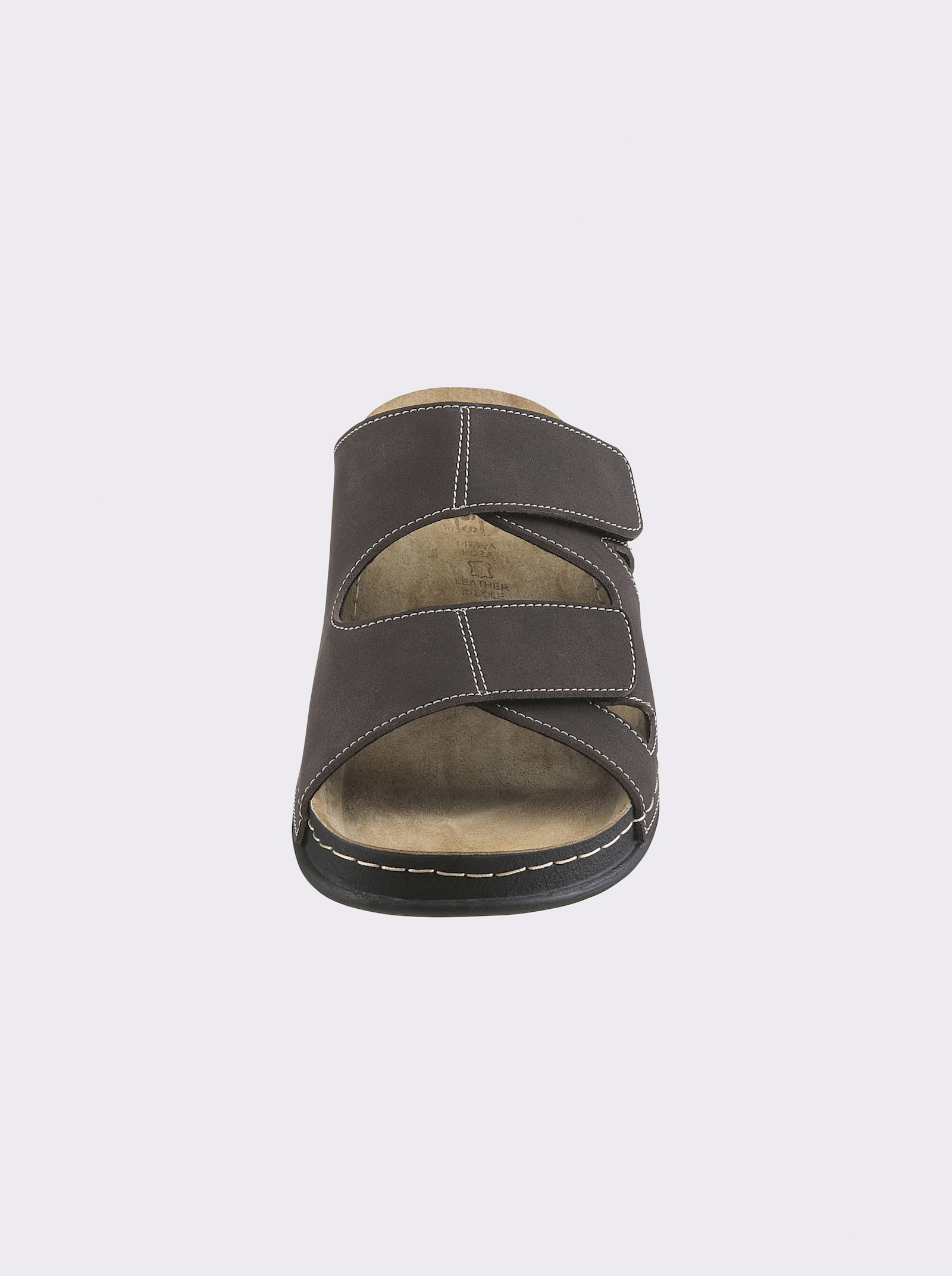 Pantolette mit Antishock-Ausstattung - braun