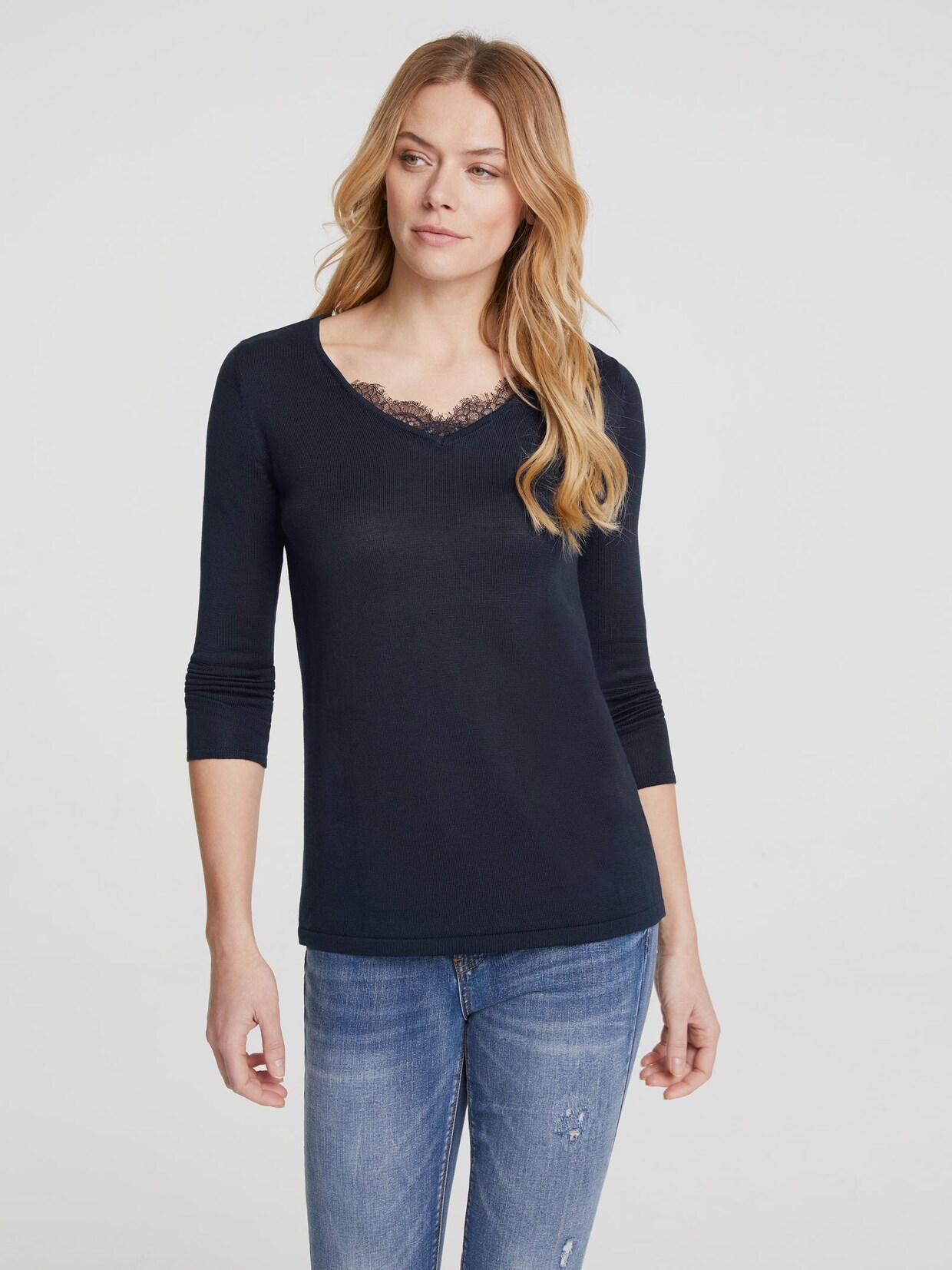 Linea Tesini Pullover - marine