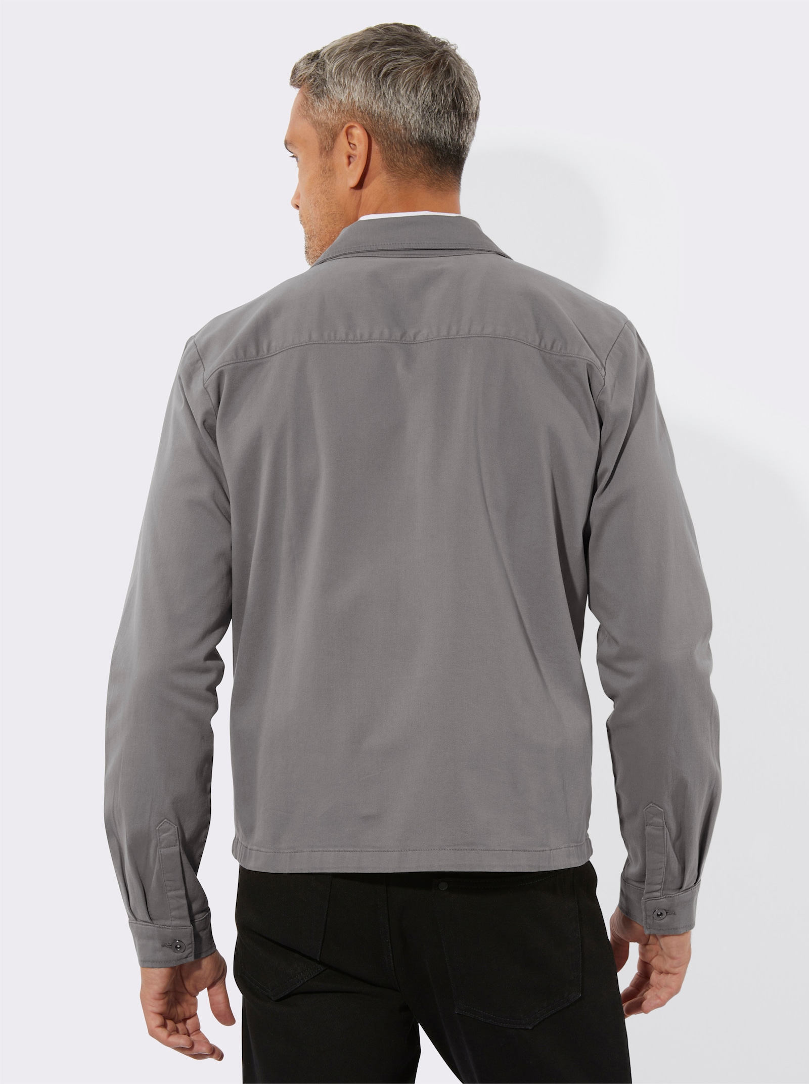 Bunda z kepru - šedá