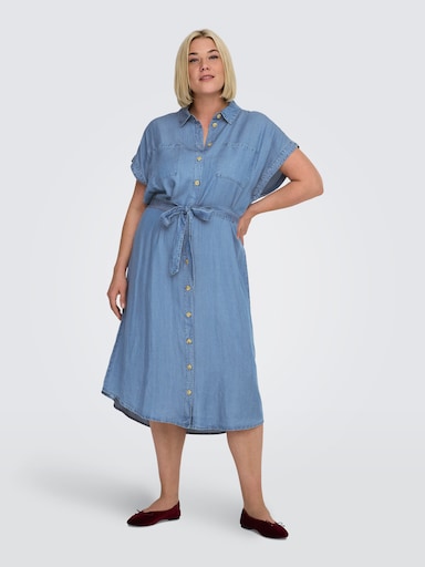 ONLY CARMAKOMA Jeanskleid - medium blue denim