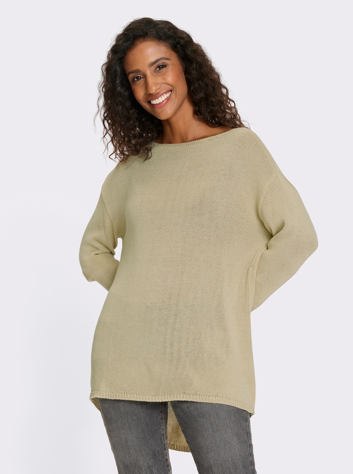heine Pullover - sand-meliert