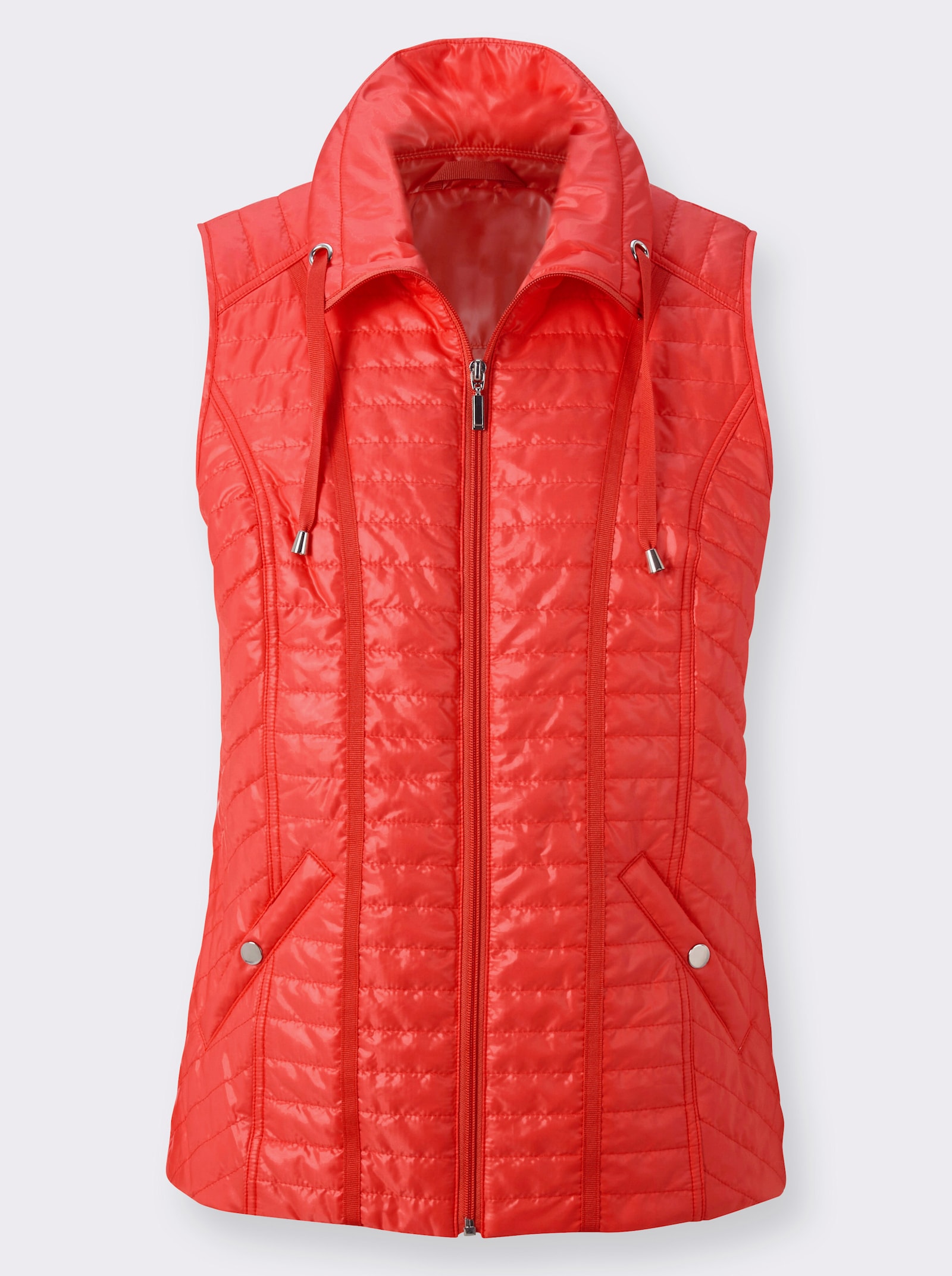 Licht gewatteerde bodywarmer - langoustine