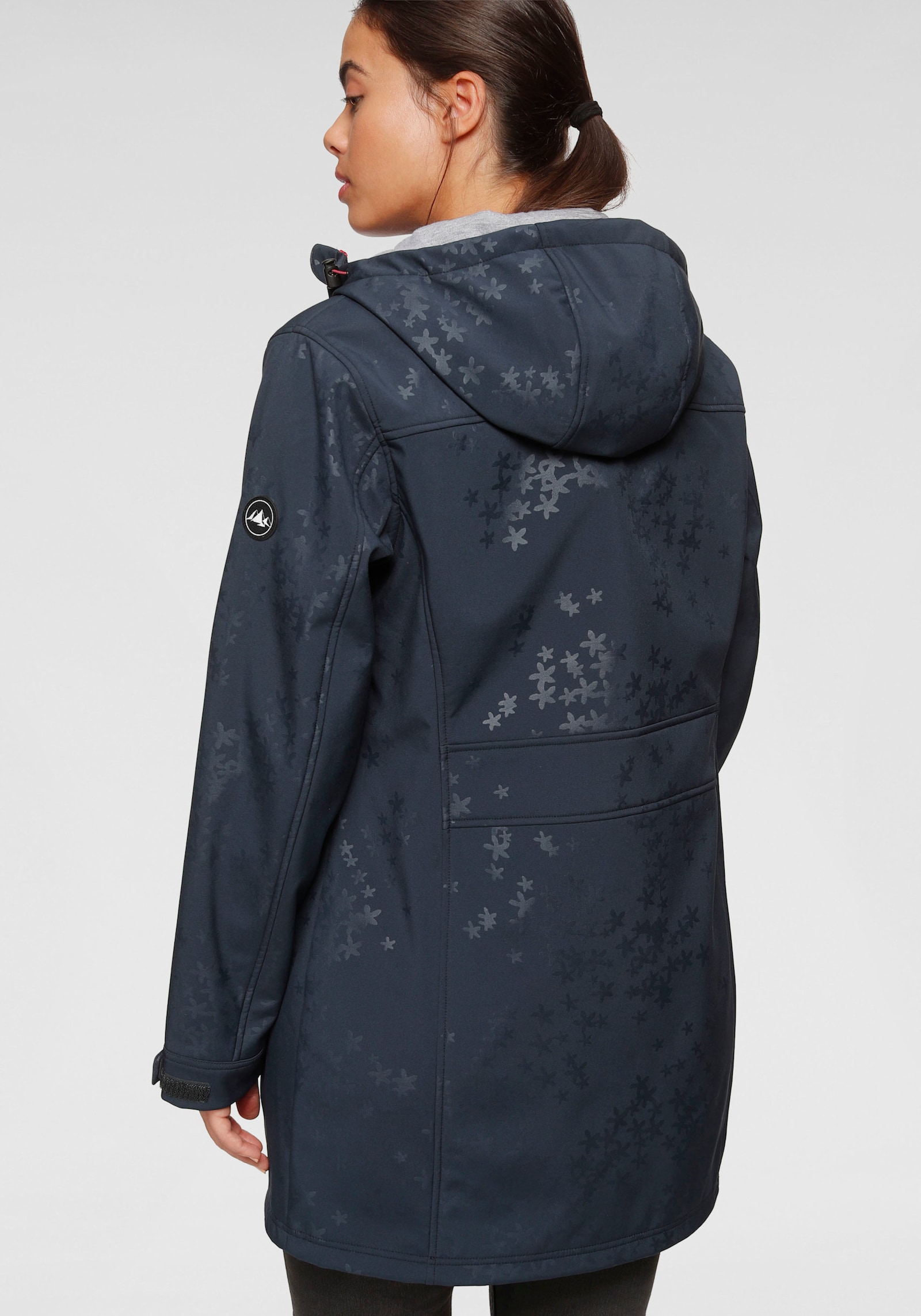 Polarino Softshellmantel - marine