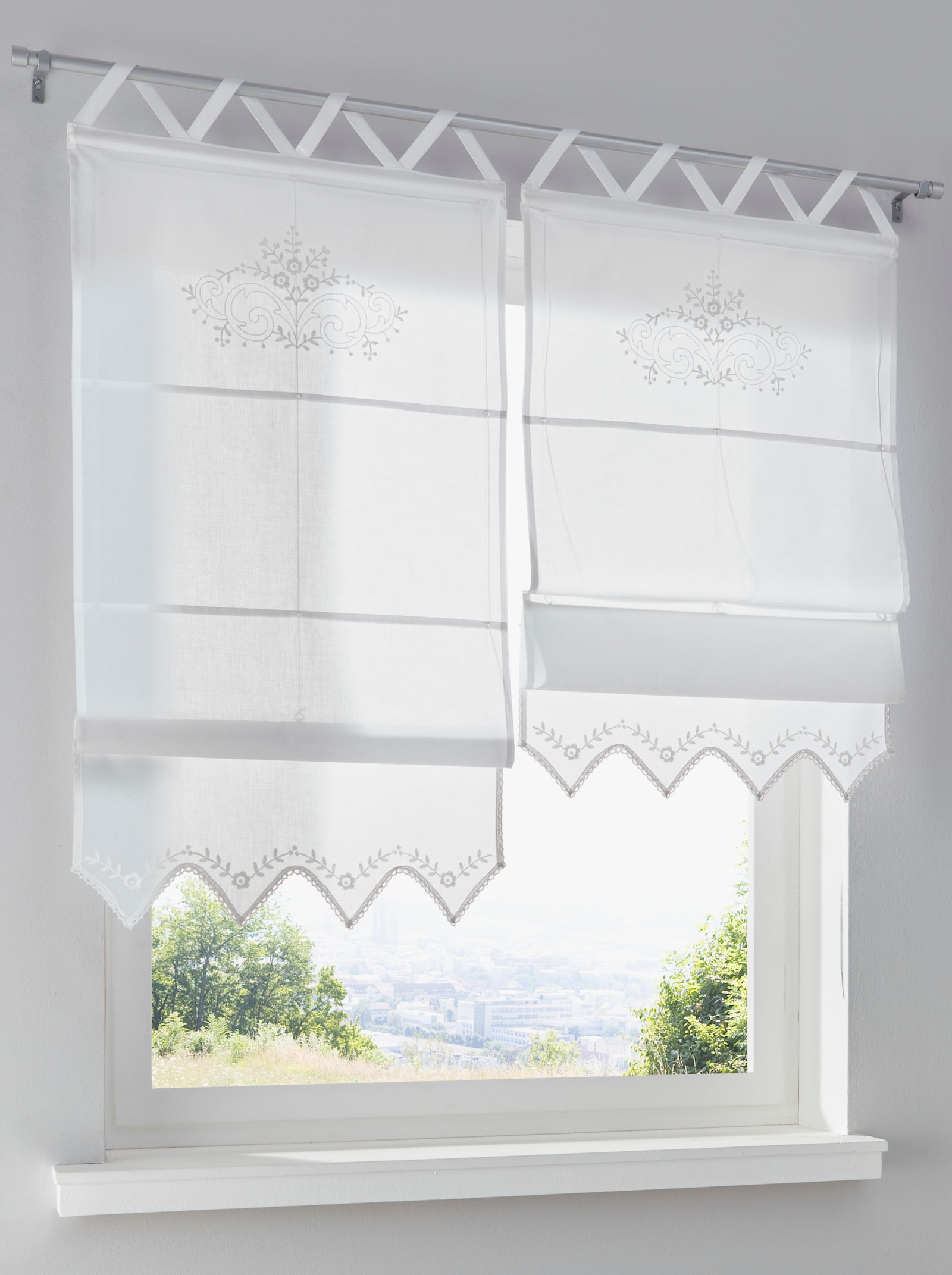 heine home Raffrollo - weiß