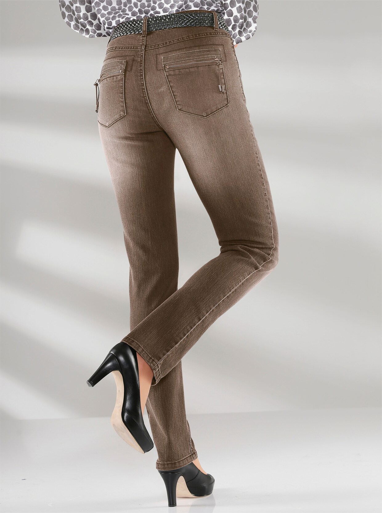 Skinny jeans - taupe
